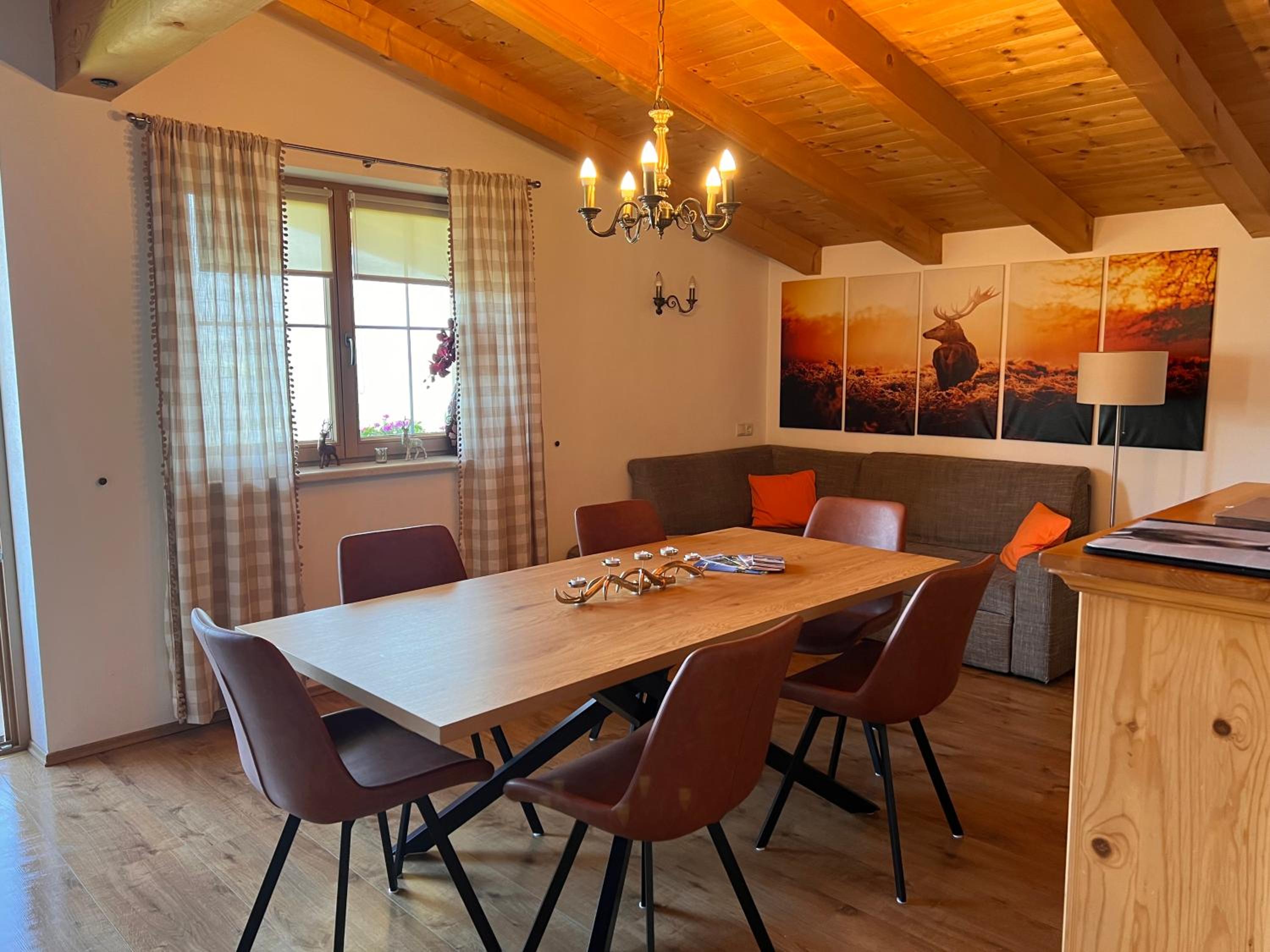 Ferienhaus Zillertal Panorama Blick Balkon Sauna