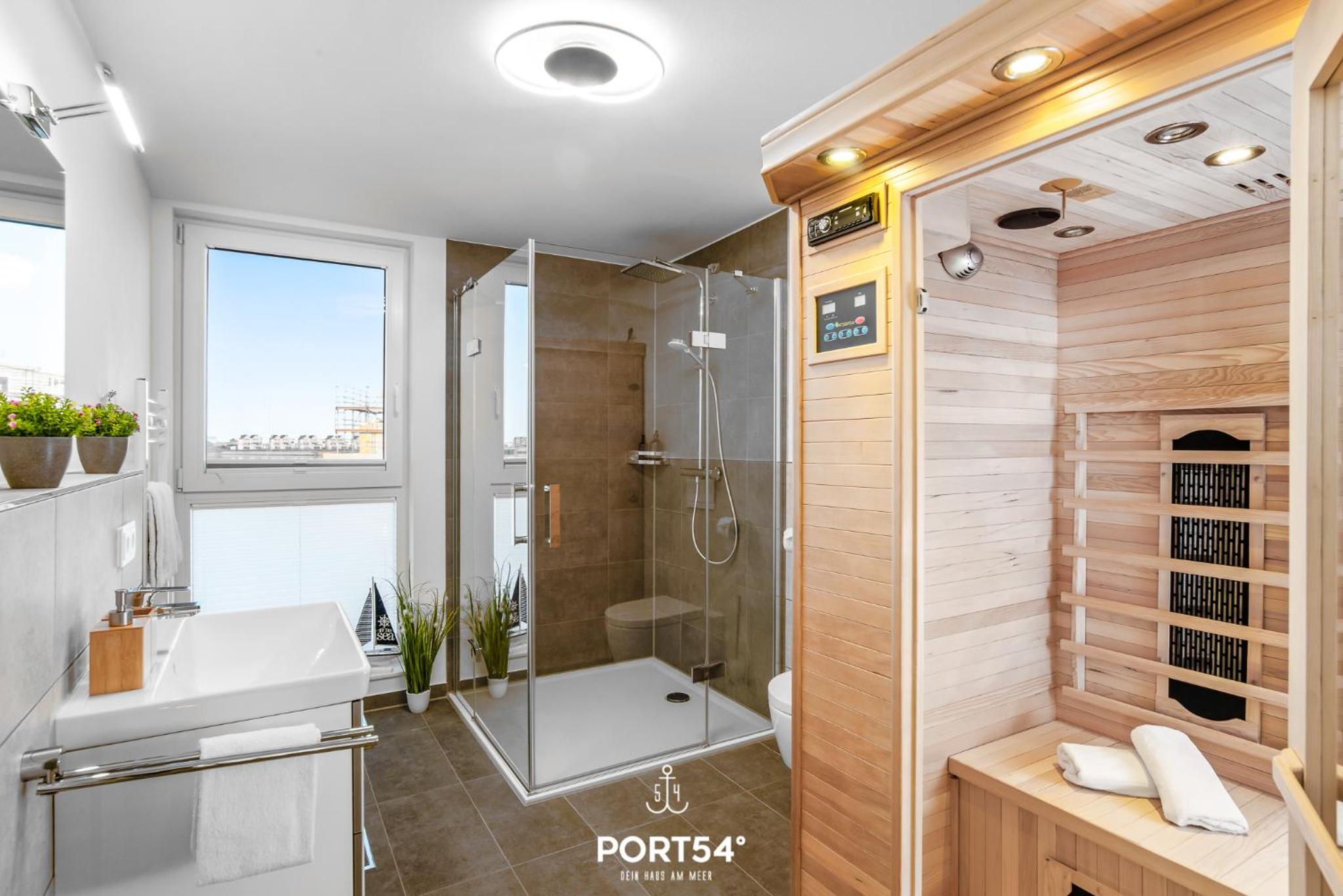 Hafen Loft en Olpenitz — bathroom