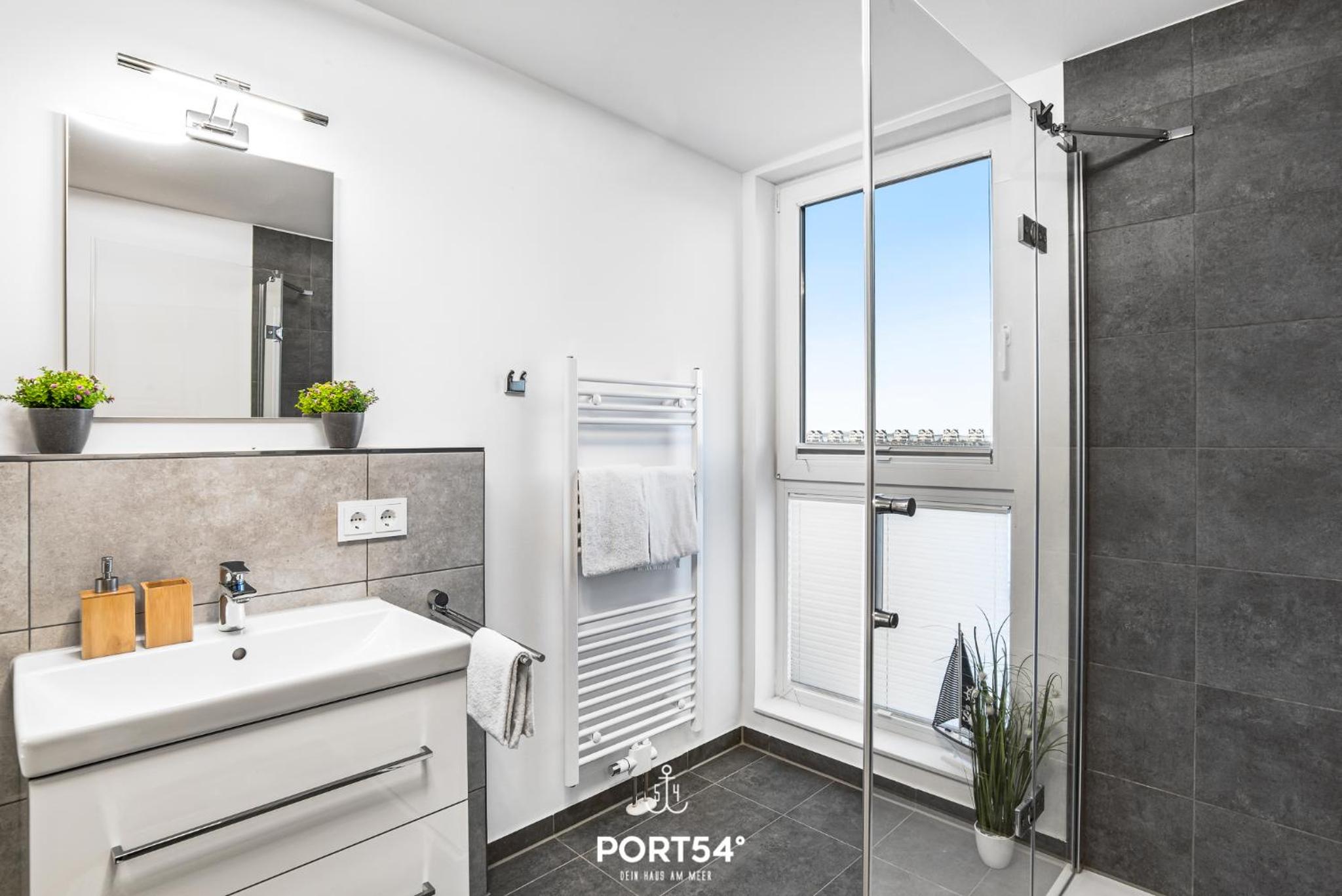 Hafen Loft en Olpenitz — bathroom