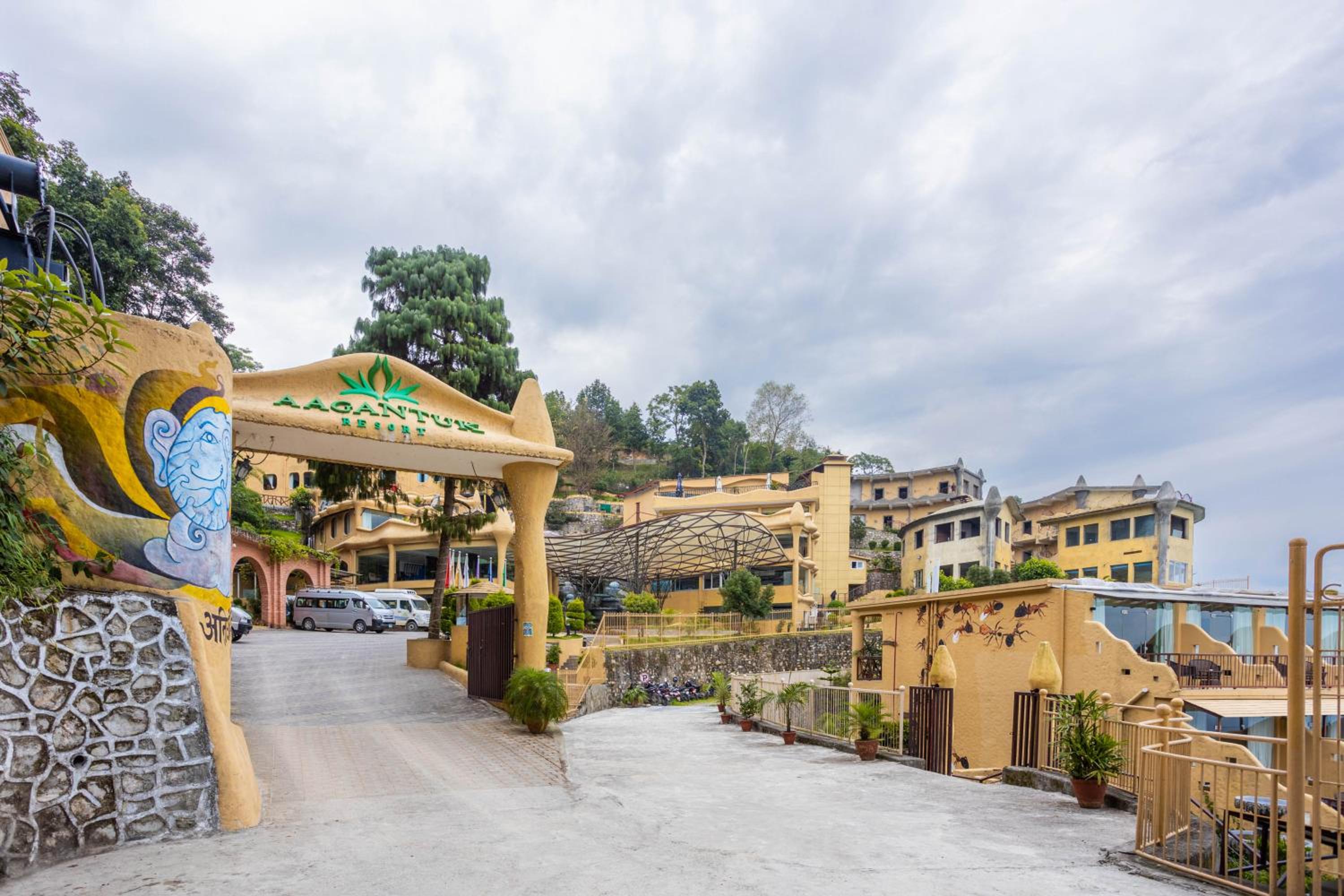 Aagantuk Resort, Dhulikhel view 4