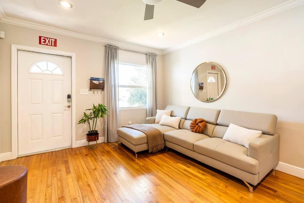 Charming wood floor house