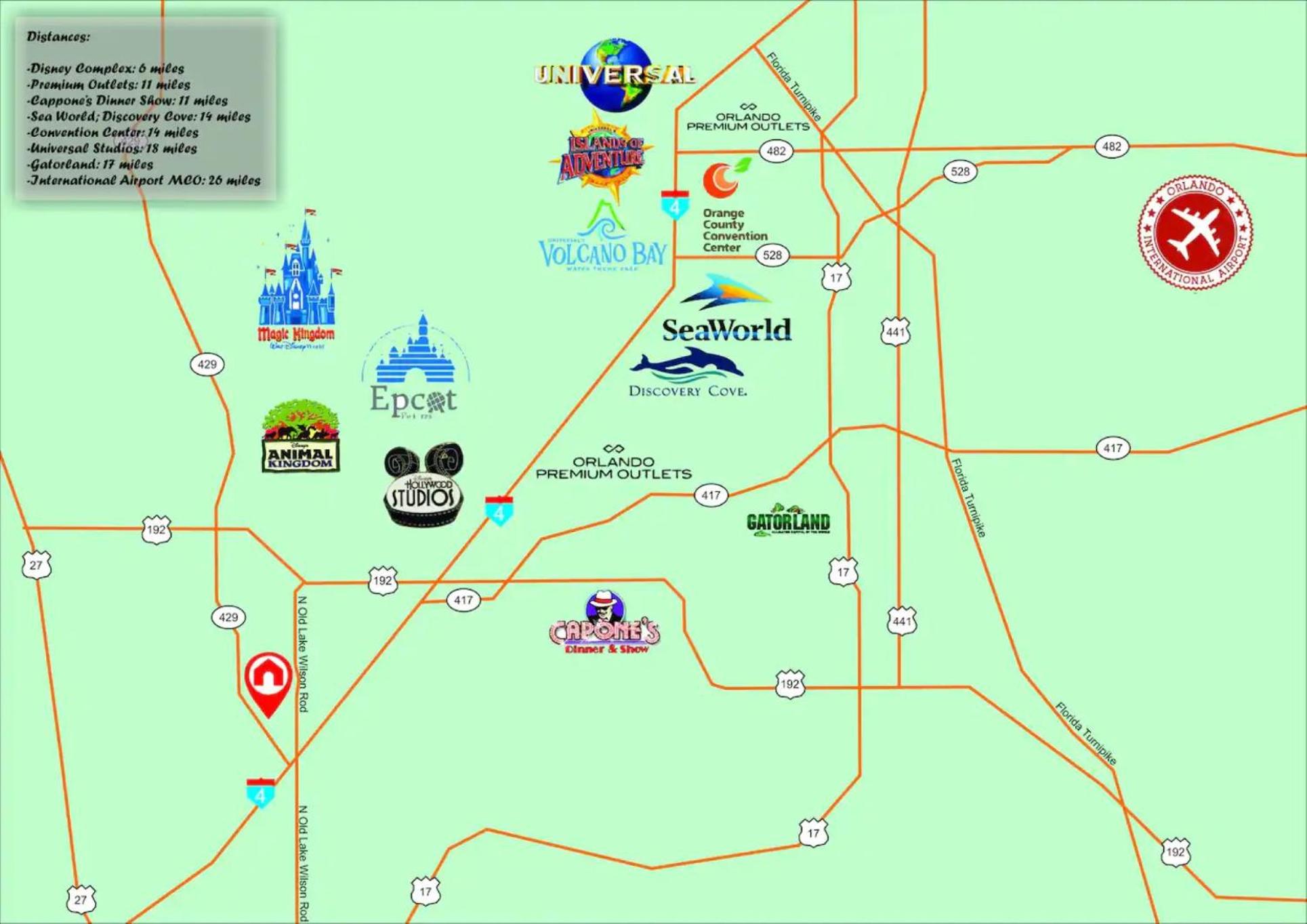 EPIC Disney 10Min Retreat, 8BR Resort Villa and Arcade