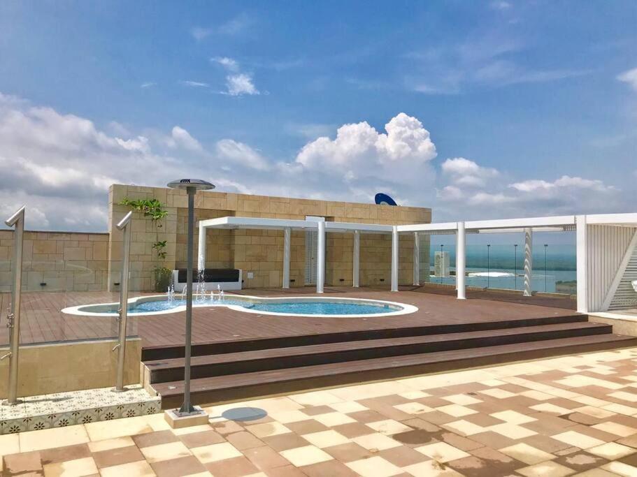 12 personas en Morros apto familiar frente al mar Cartagena 4 hab playa piscina