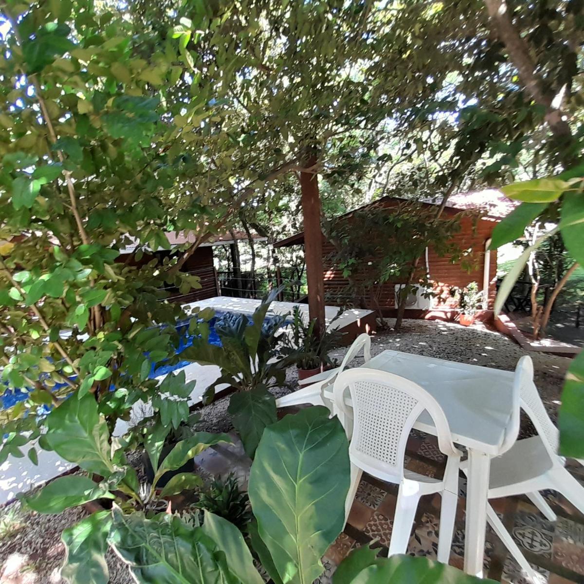 outdoor BBQ area