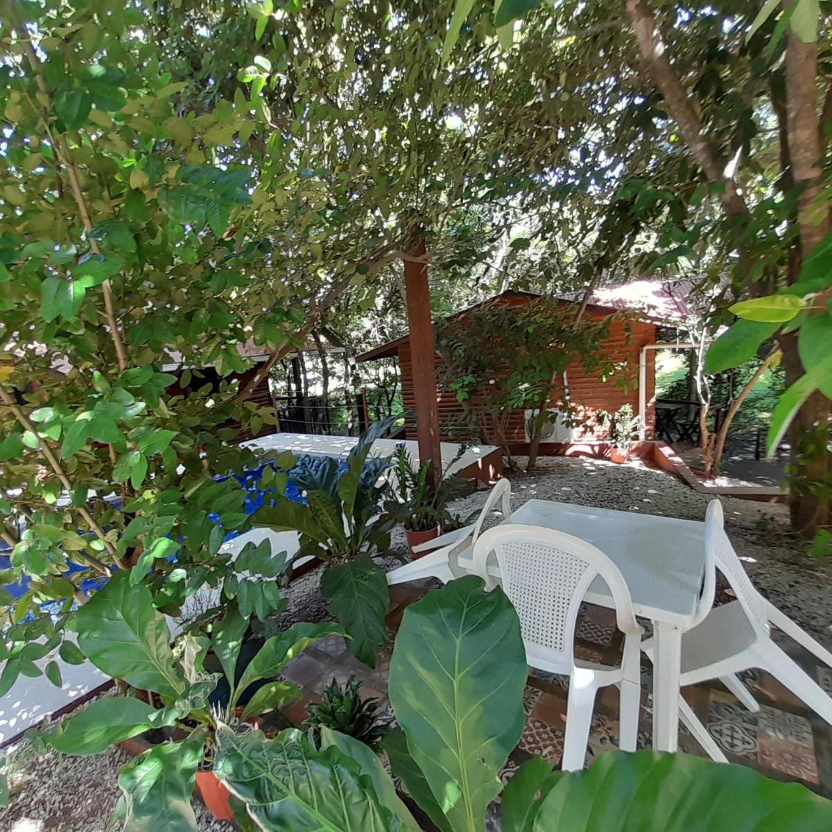 outdoor BBQ area