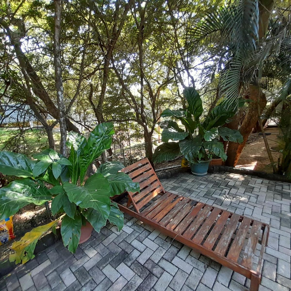 outdoor BBQ area
