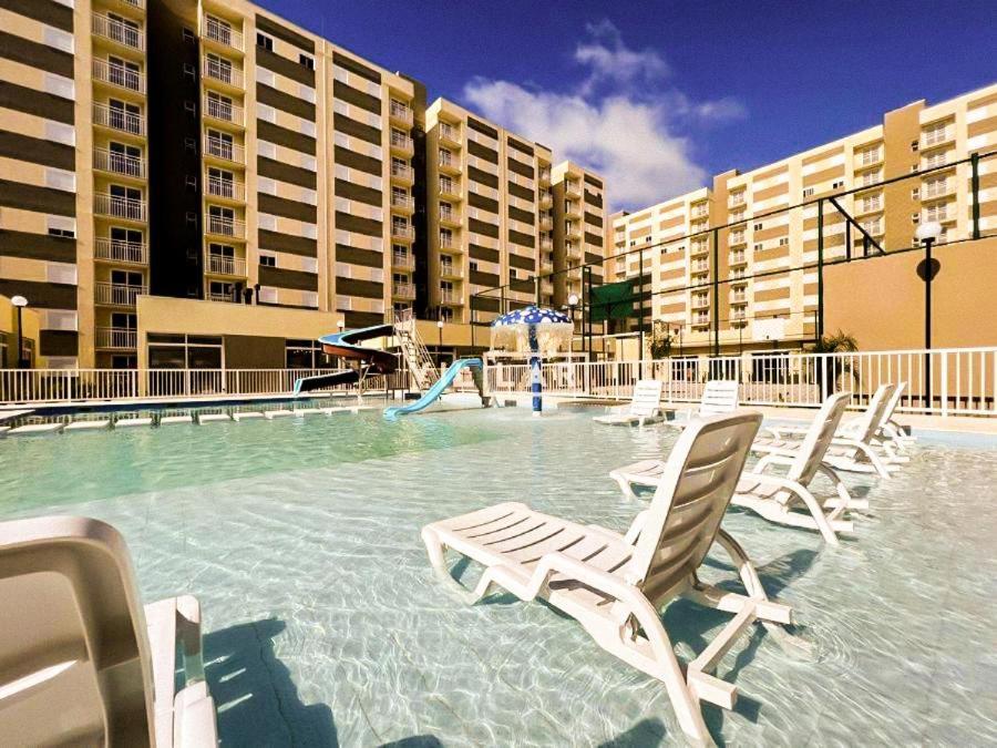 Apto NOVO Sensacional Acqua Park com Piscina e Garagem