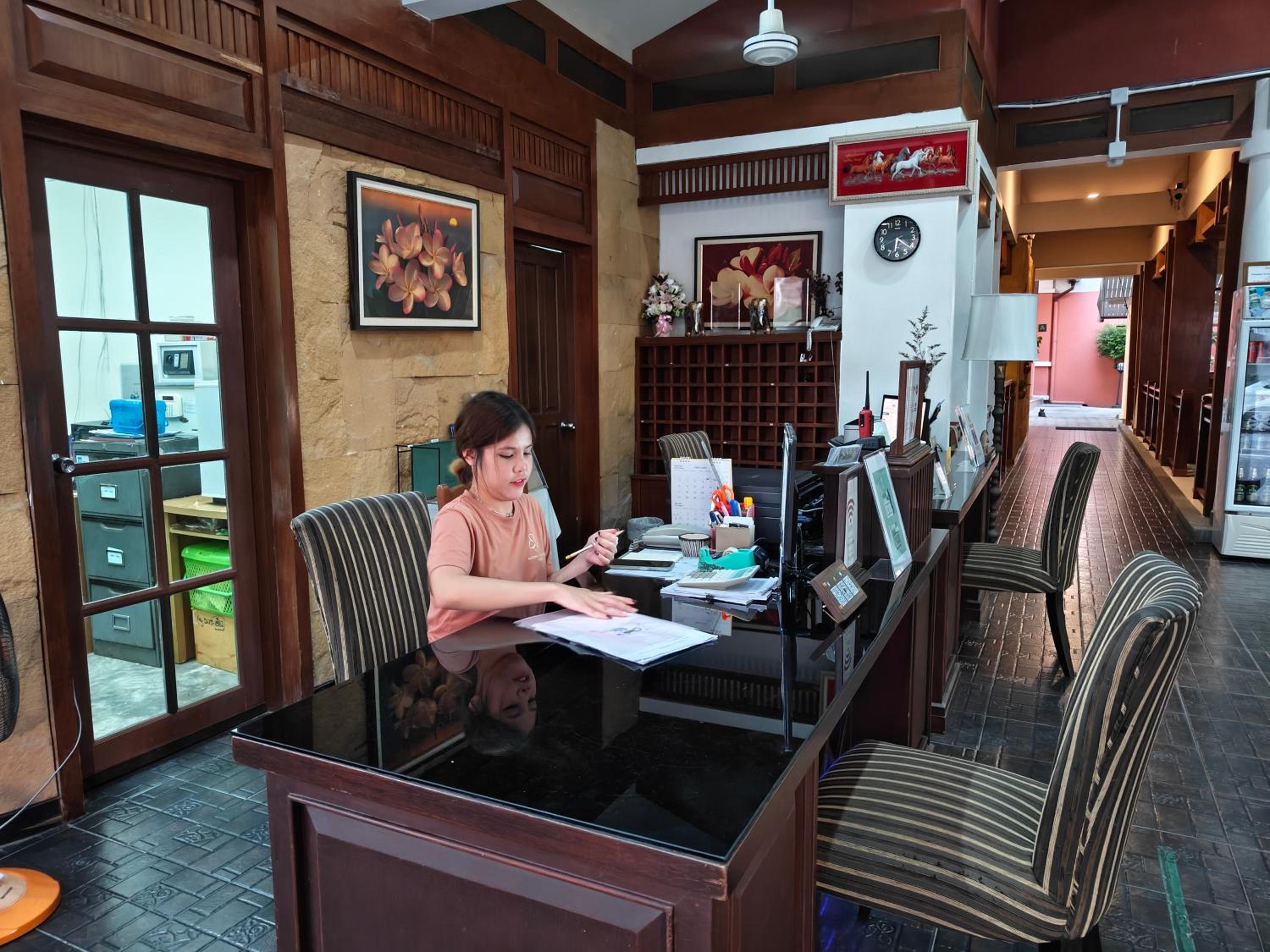 hotel reception