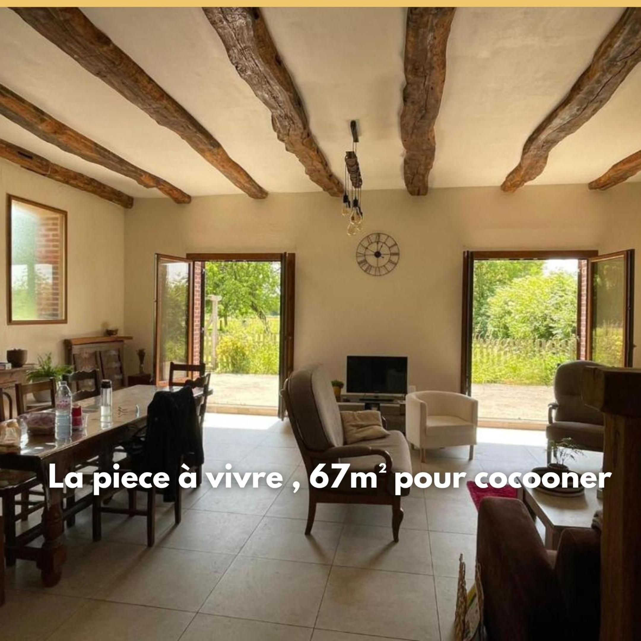 Grange normande XIXe Salon cathédrale & cheminée jardin 5000m 10 pers