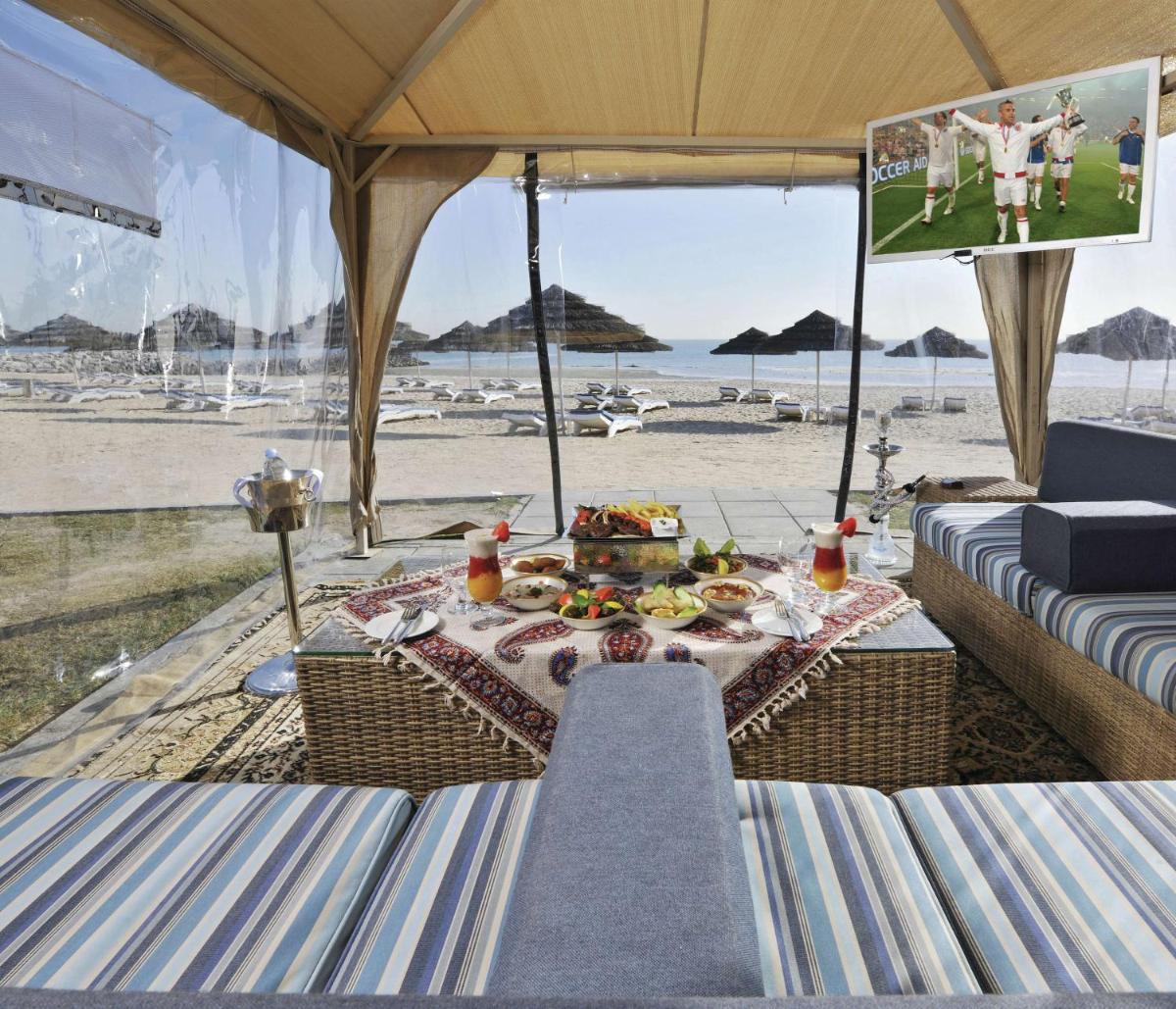 outdoor BBQ area