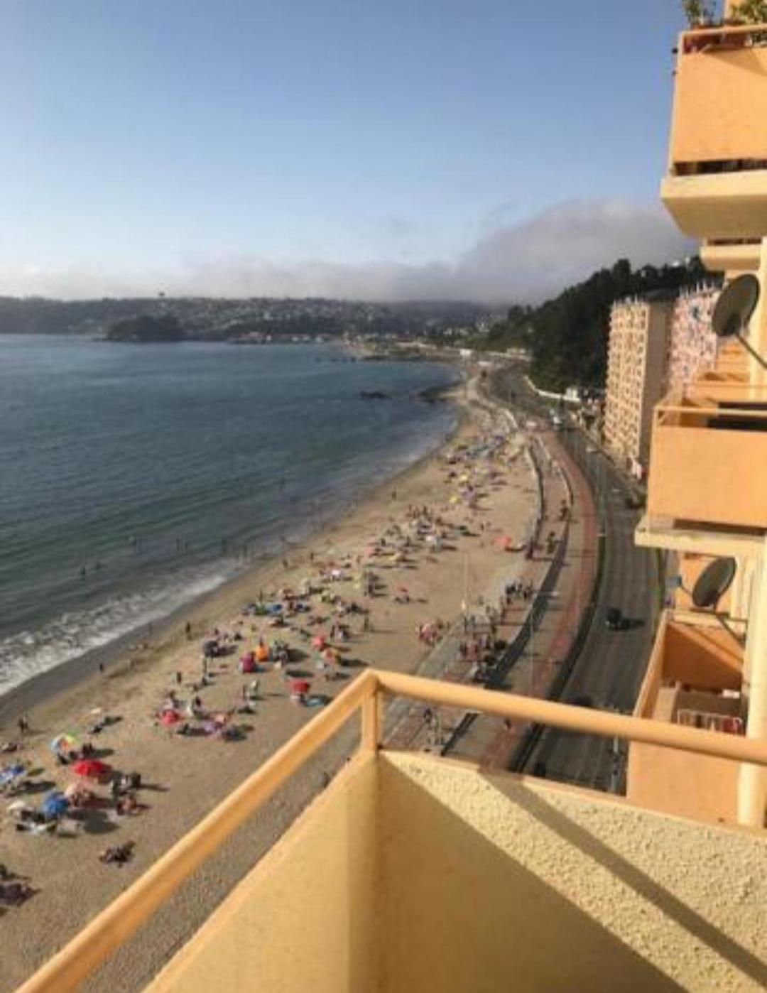 Vista al mar playa Bellavista Tomé
