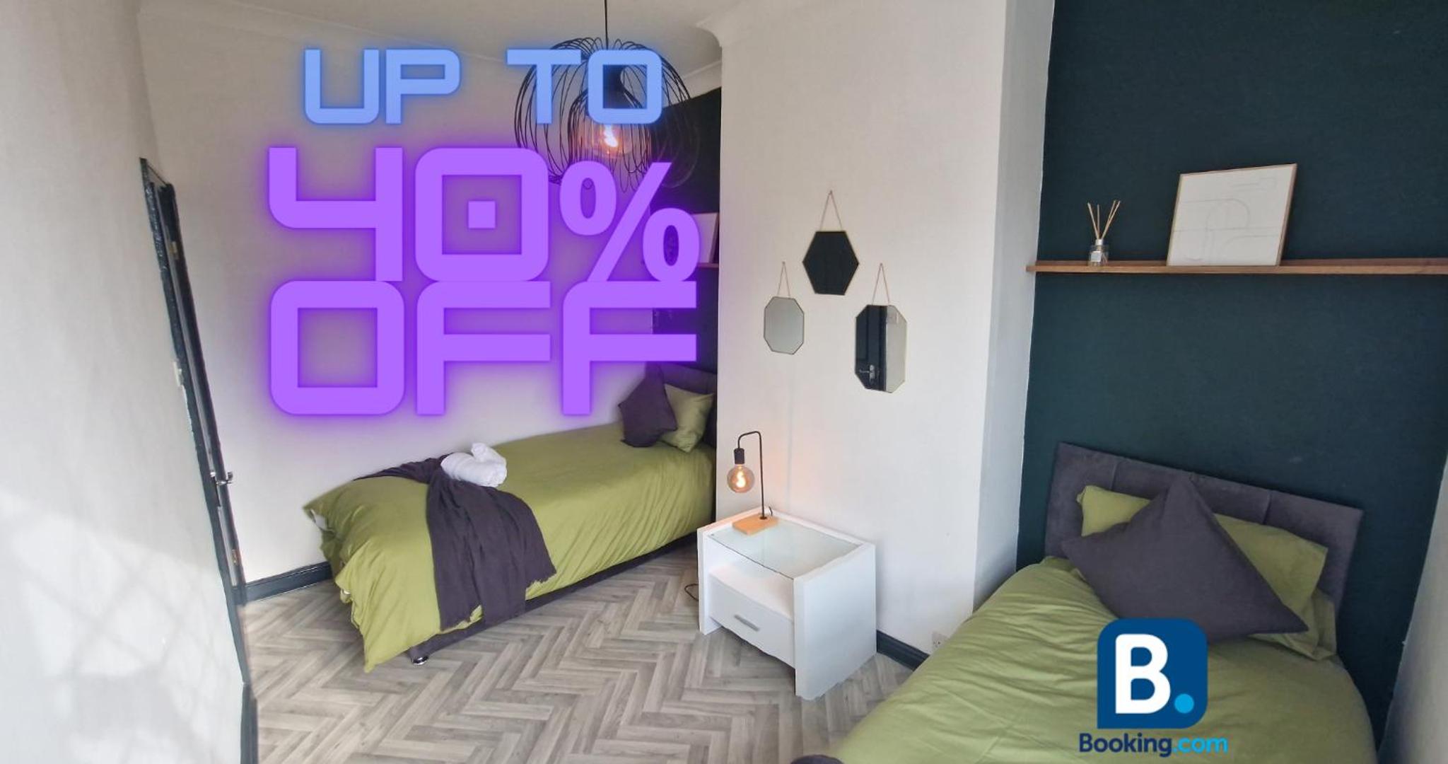 Spacious House with 4-Room Sleeps 8 Ideal for Contractors & Groups ,Family - Smart TV - Netflix - Parking - Birmingham 20min M6 J9, photo 26