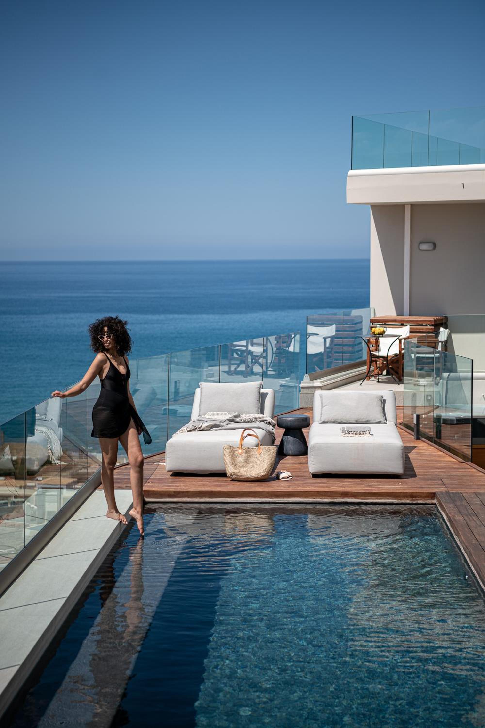 Olivea Slow Living Mountain View Apartment with Pool in Chania – Alectrona Living Crete view 3