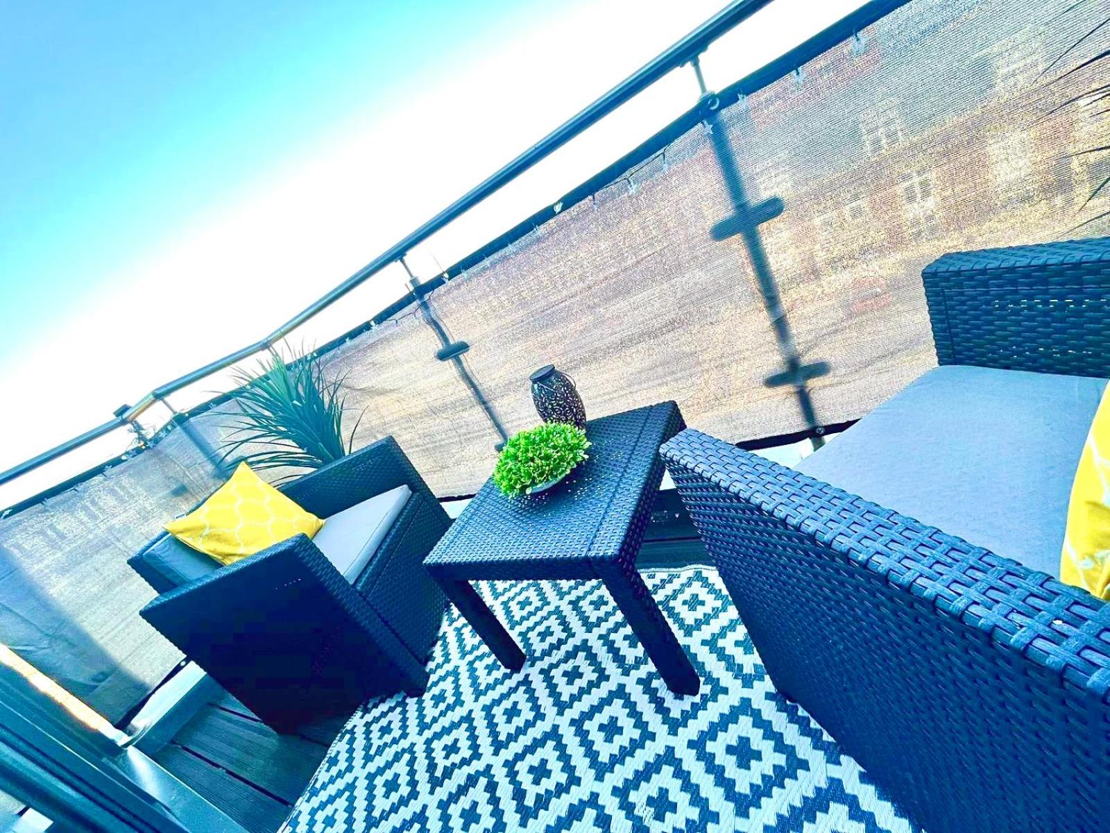 Margate Penthouse Private Balconies Sea Glimpses Gated Parking Air-Con The Penthouse Margate view 5
