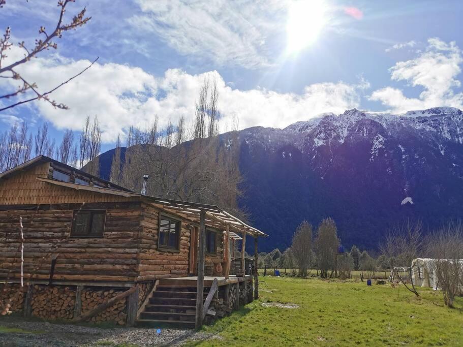 cabaña eco las torres del simpson aysen patagonia