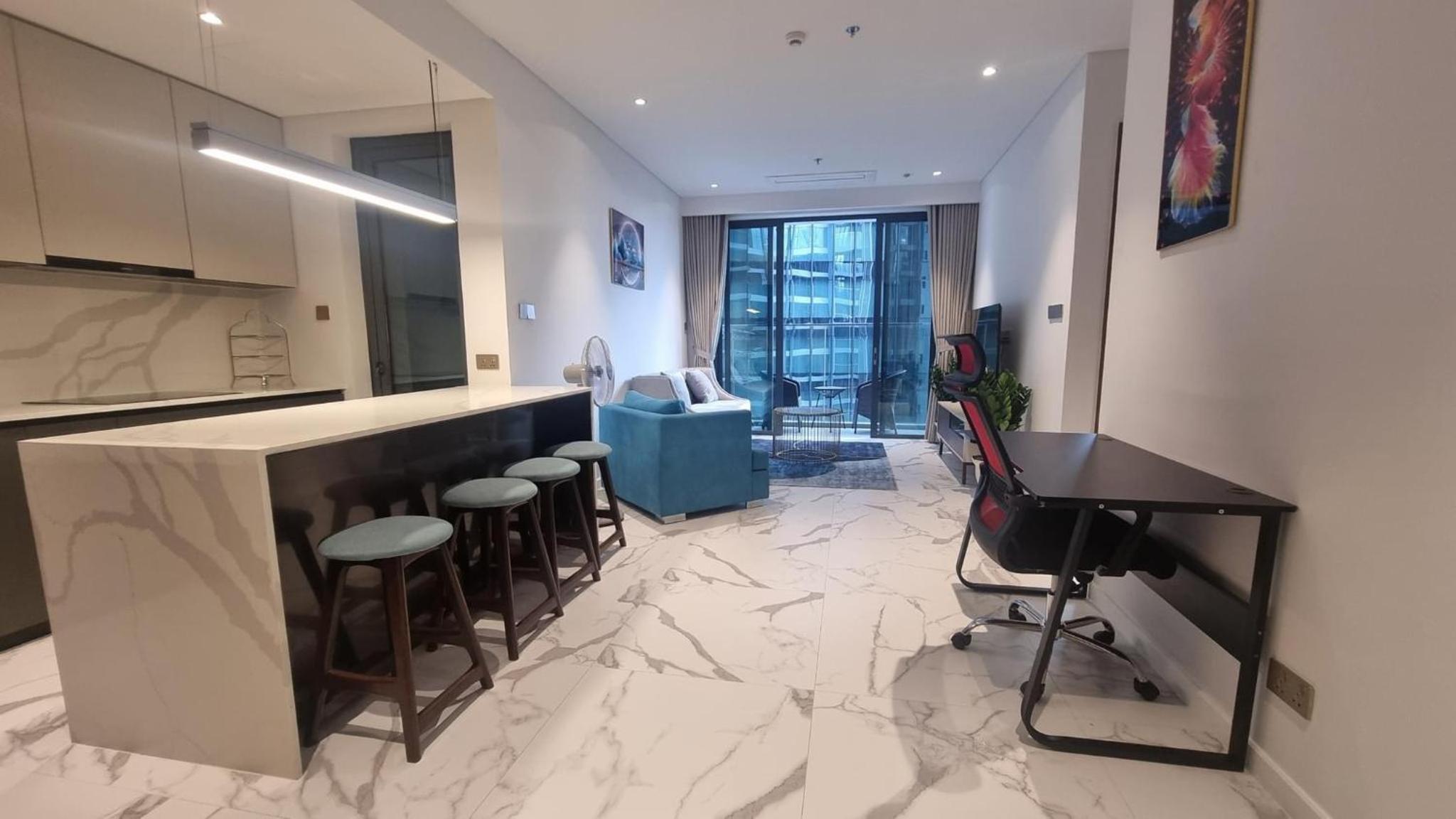 THE CREST-Central Saigon Riverside -Free POOL-GYM-SAUNA Room-YOGA Room