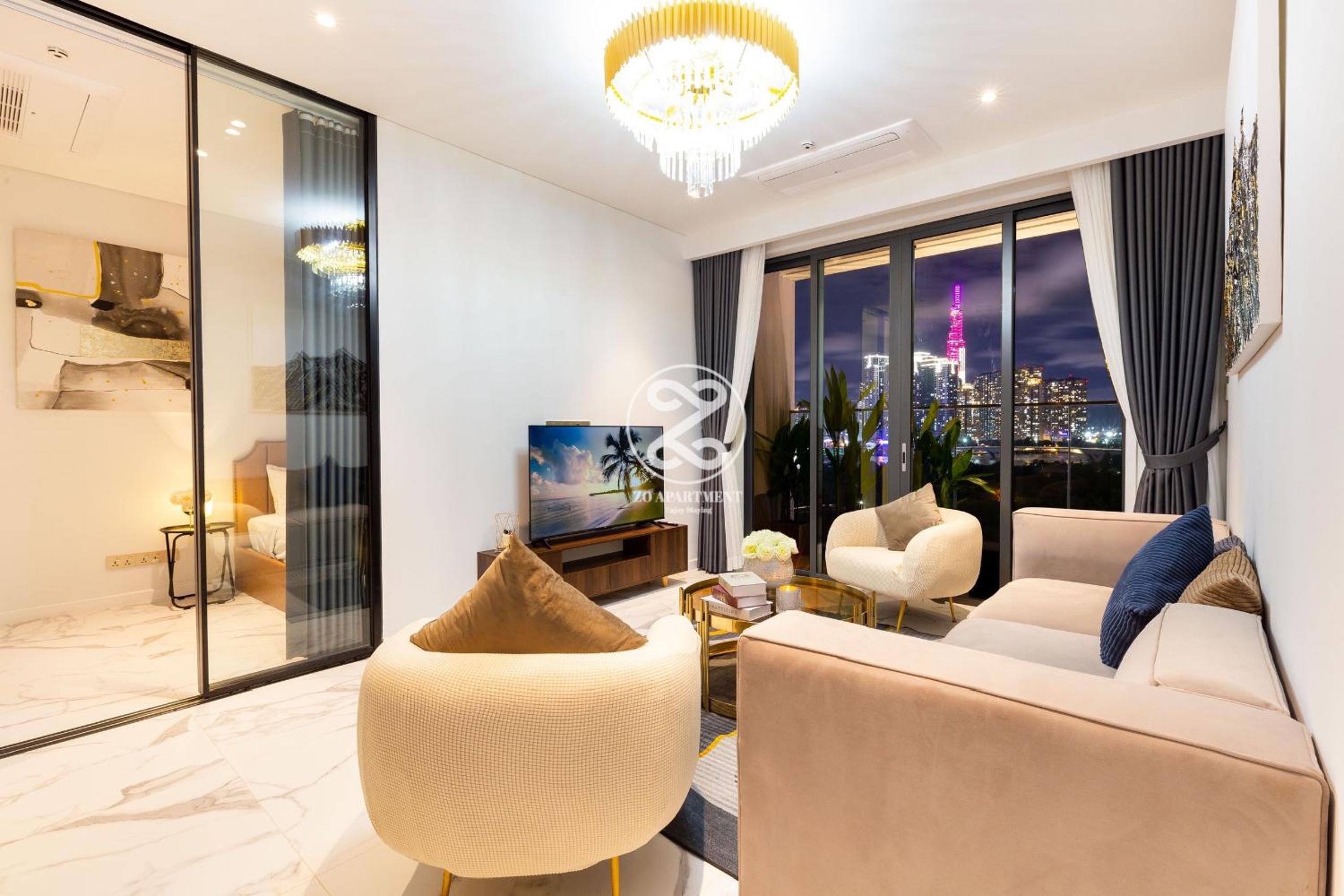 THE CREST-Central Saigon Riverside -Free POOL-GYM-SAUNA Room-YOGA Room