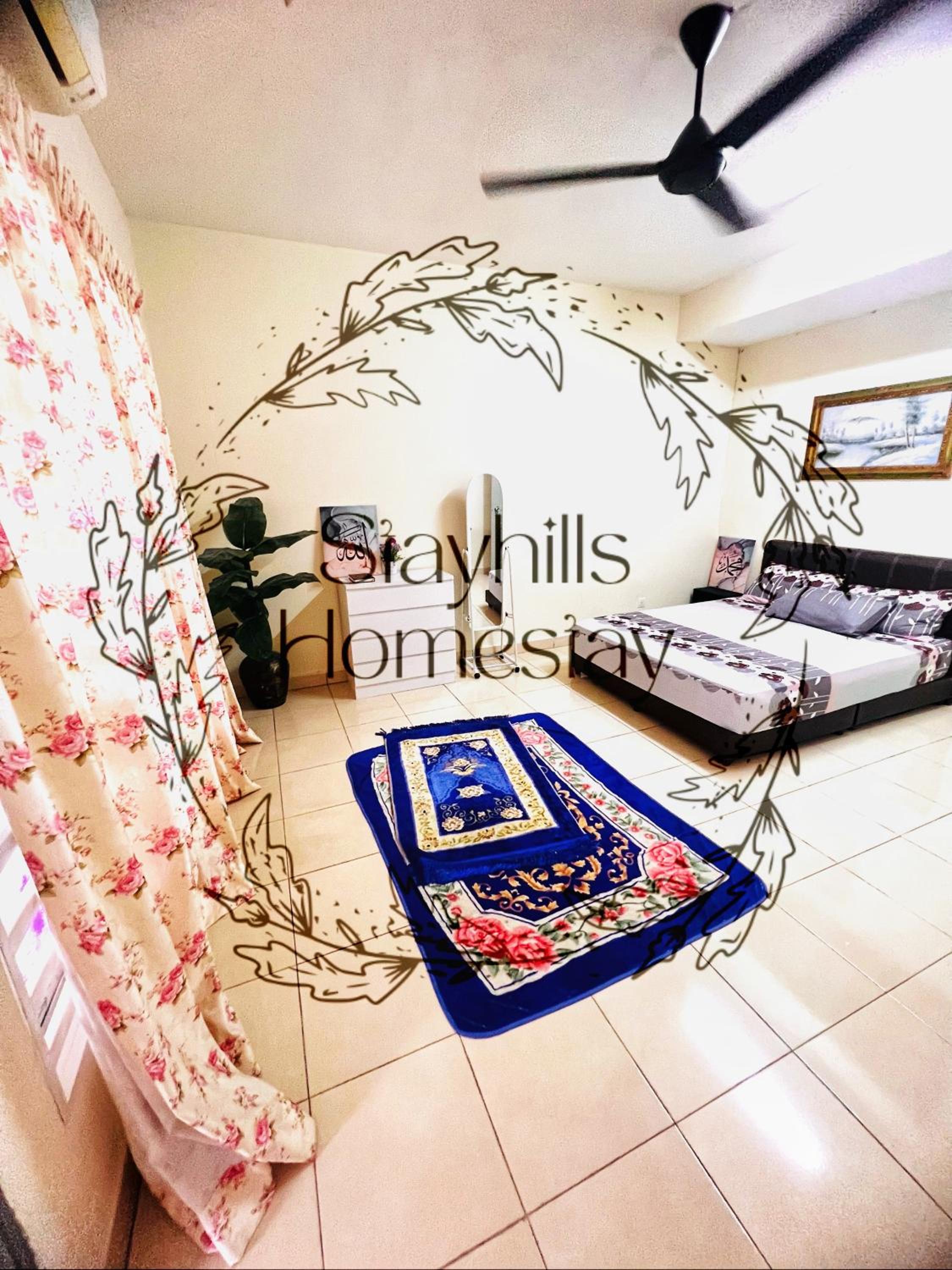 Astana Townhouse Homestay BukitBeruntung livingroom AirCond photo 7