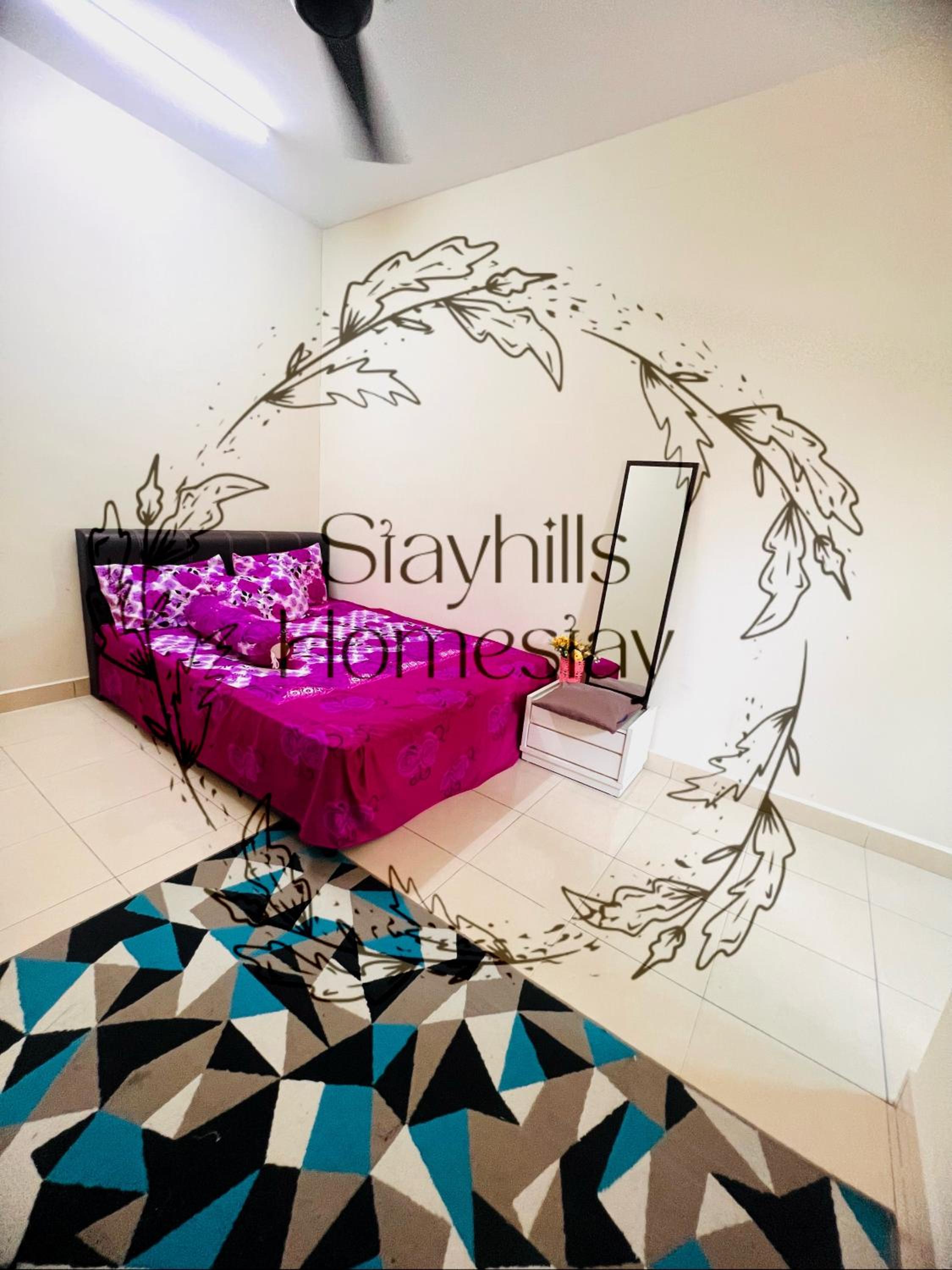 Astana Townhouse Homestay BukitBeruntung livingroom AirCond photo 4