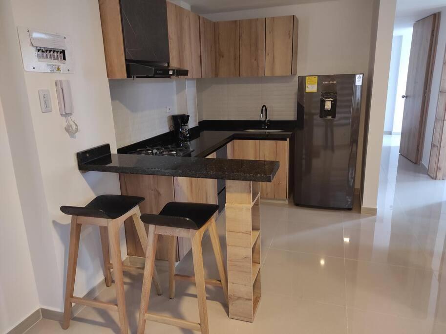 Cómodo y moderno apartamento con vista a la ciudad