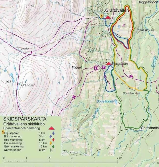 Mysig fjällstuga med direktanslutning till fjället