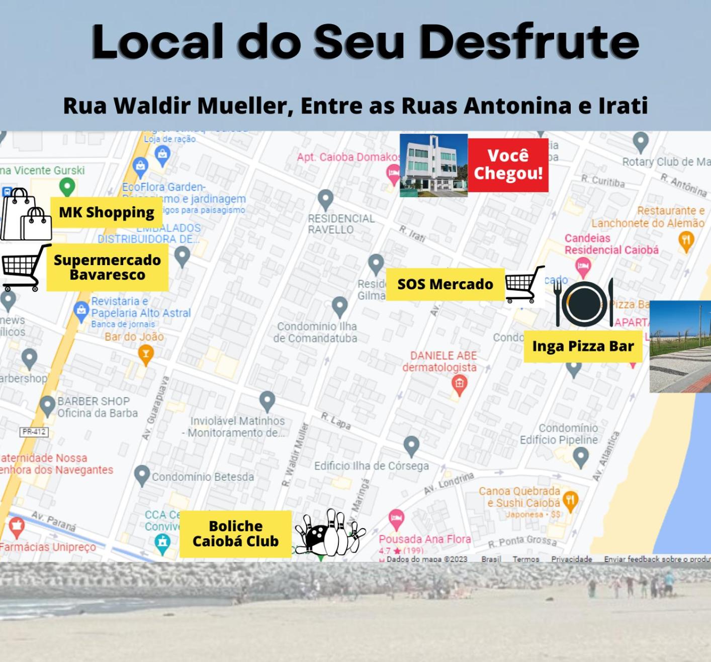 Apto completo praia Caioba