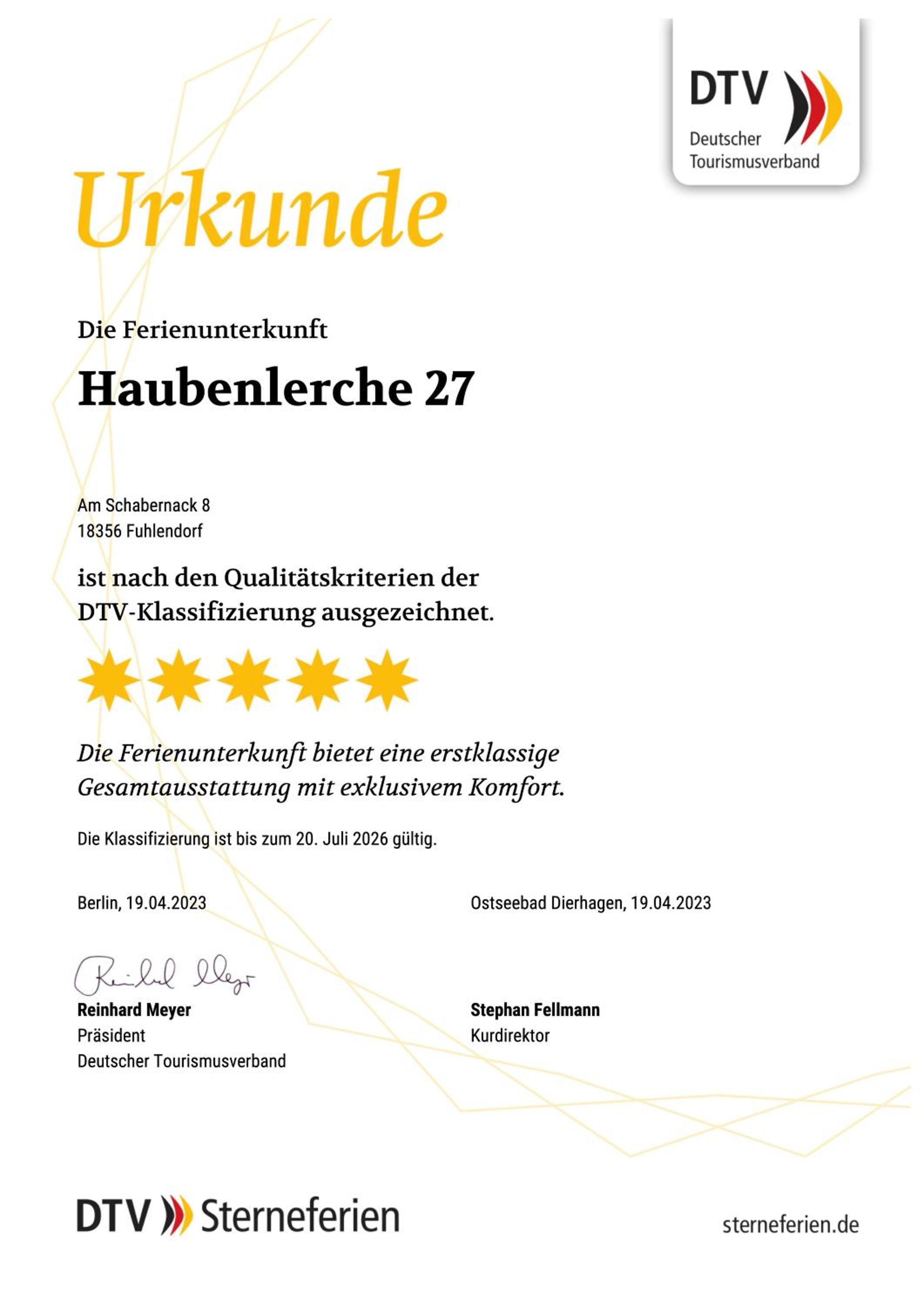 Ferienhaus Haubenlerche 27