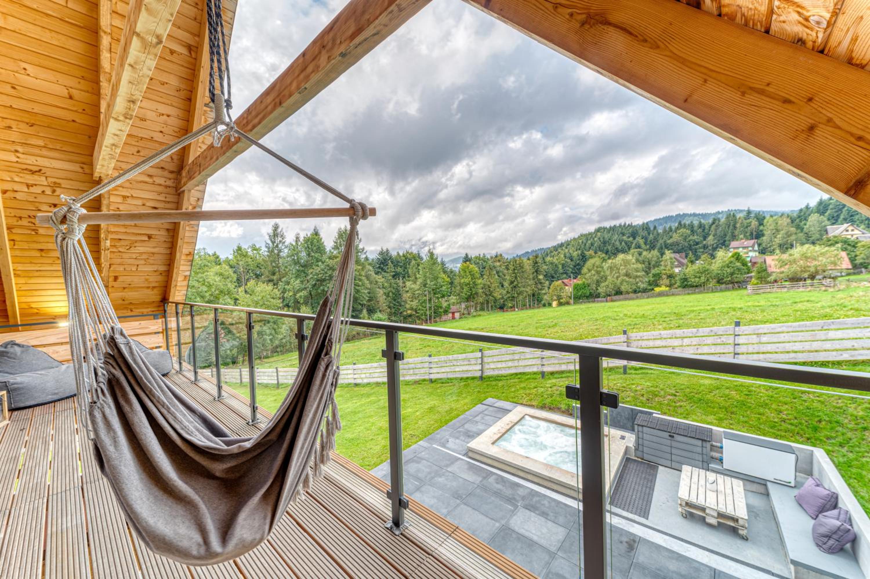 Chalet Pine Tree view 3
