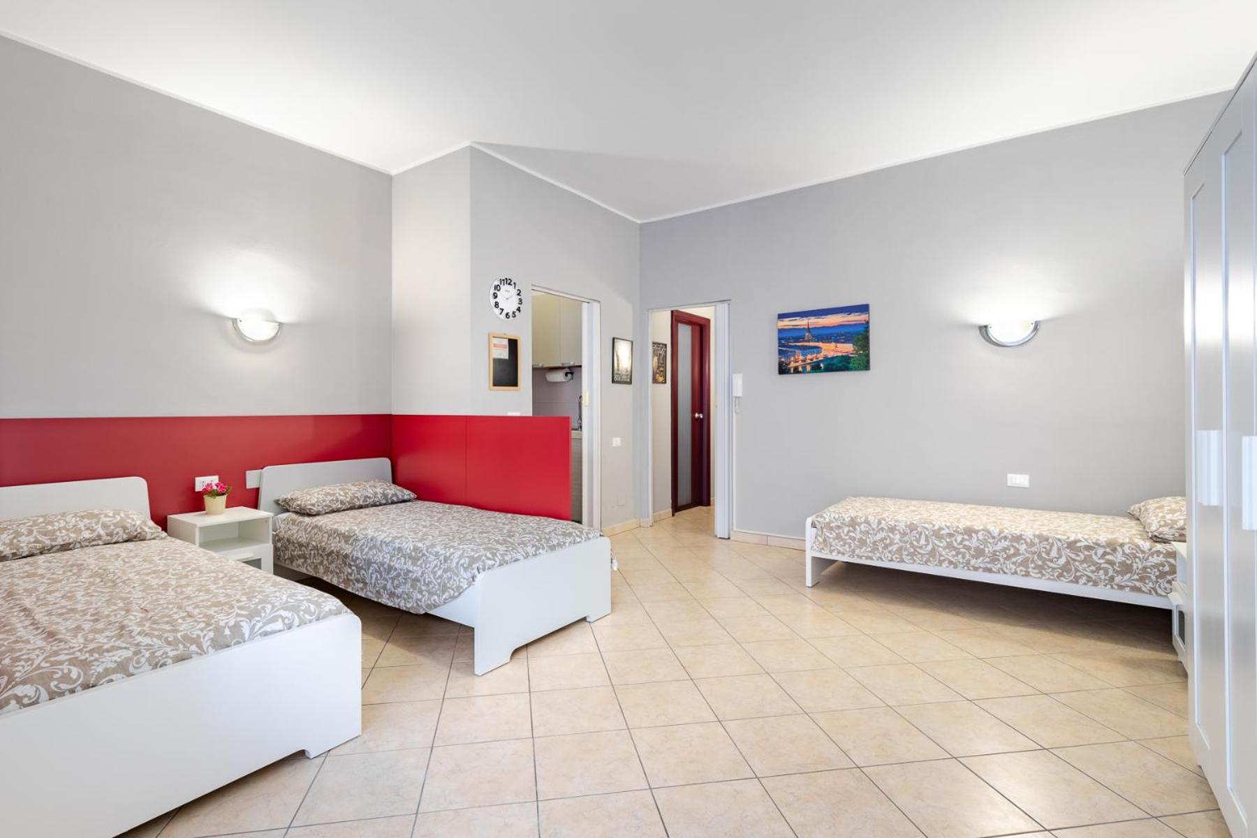 Appartamento Ormea--single beds view 4