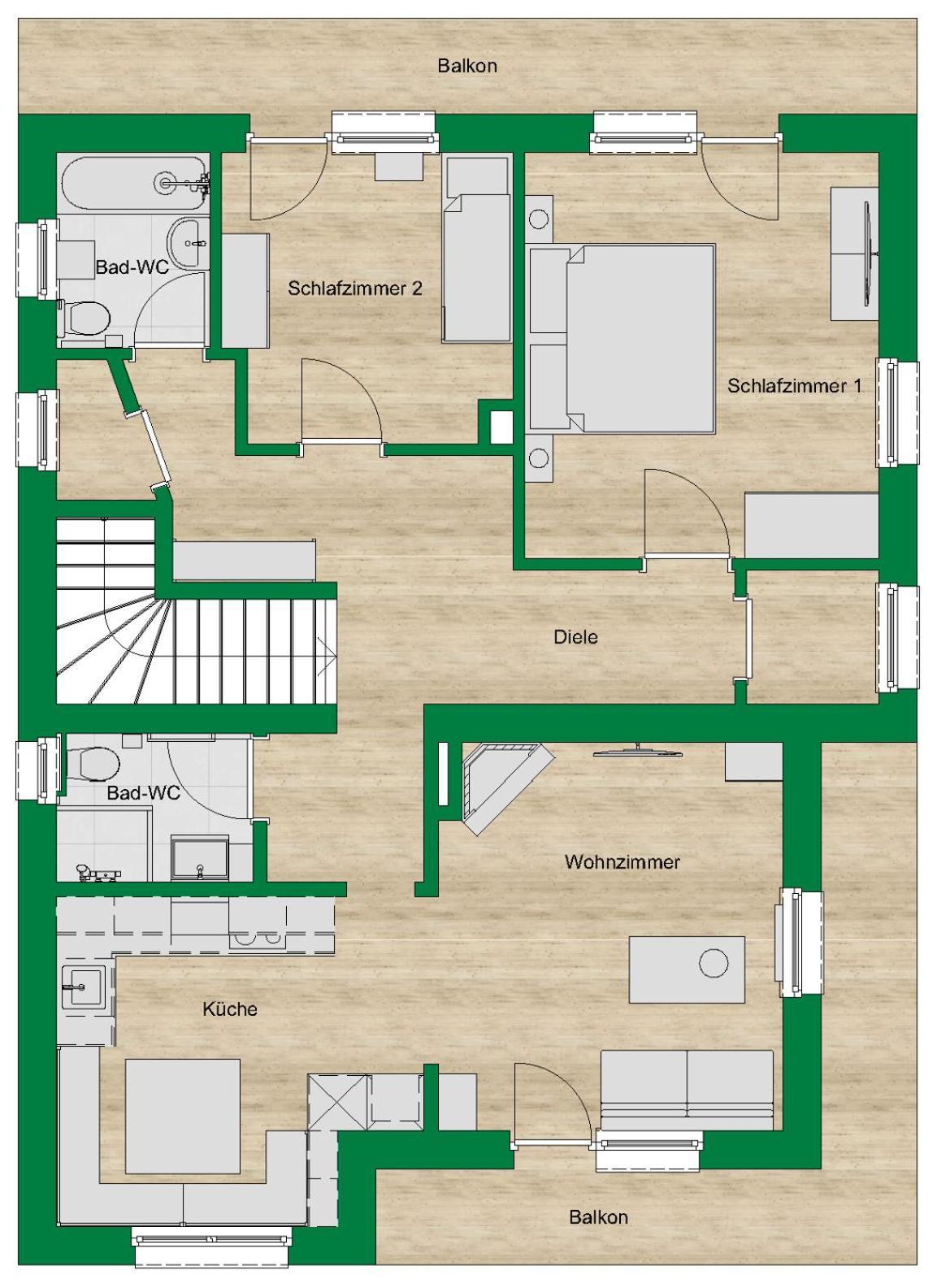 Appartment zum Stoaner