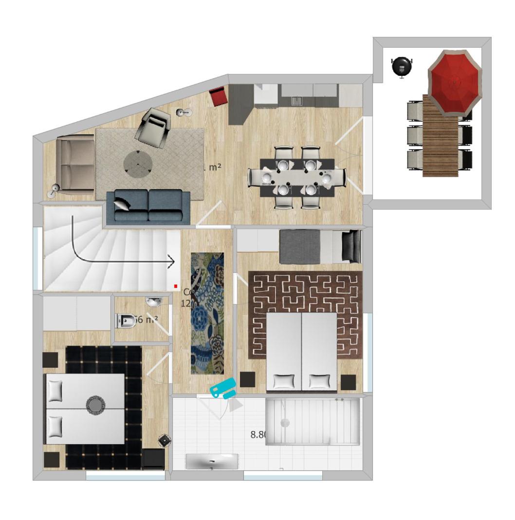 Apart 7 Stuben