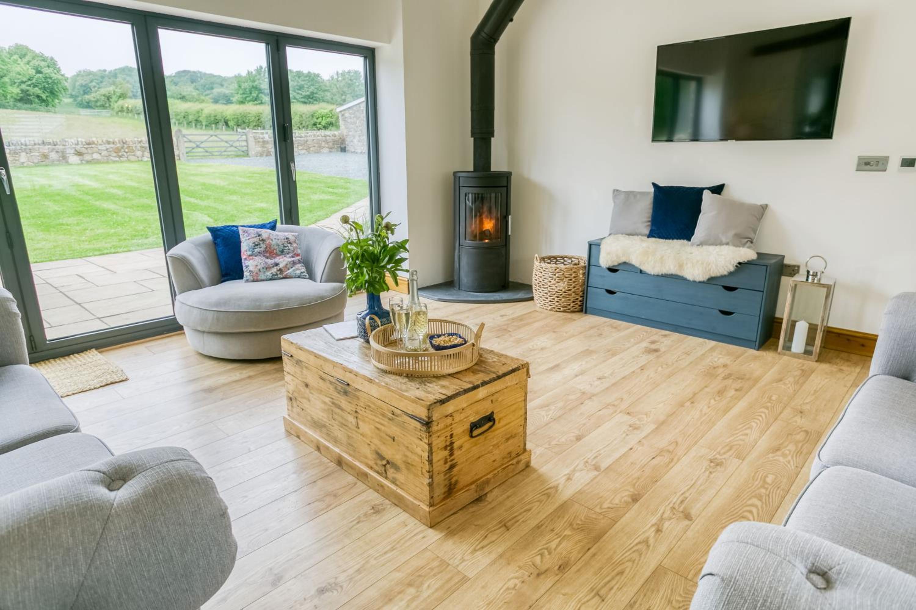 Carrog Barn view 4
