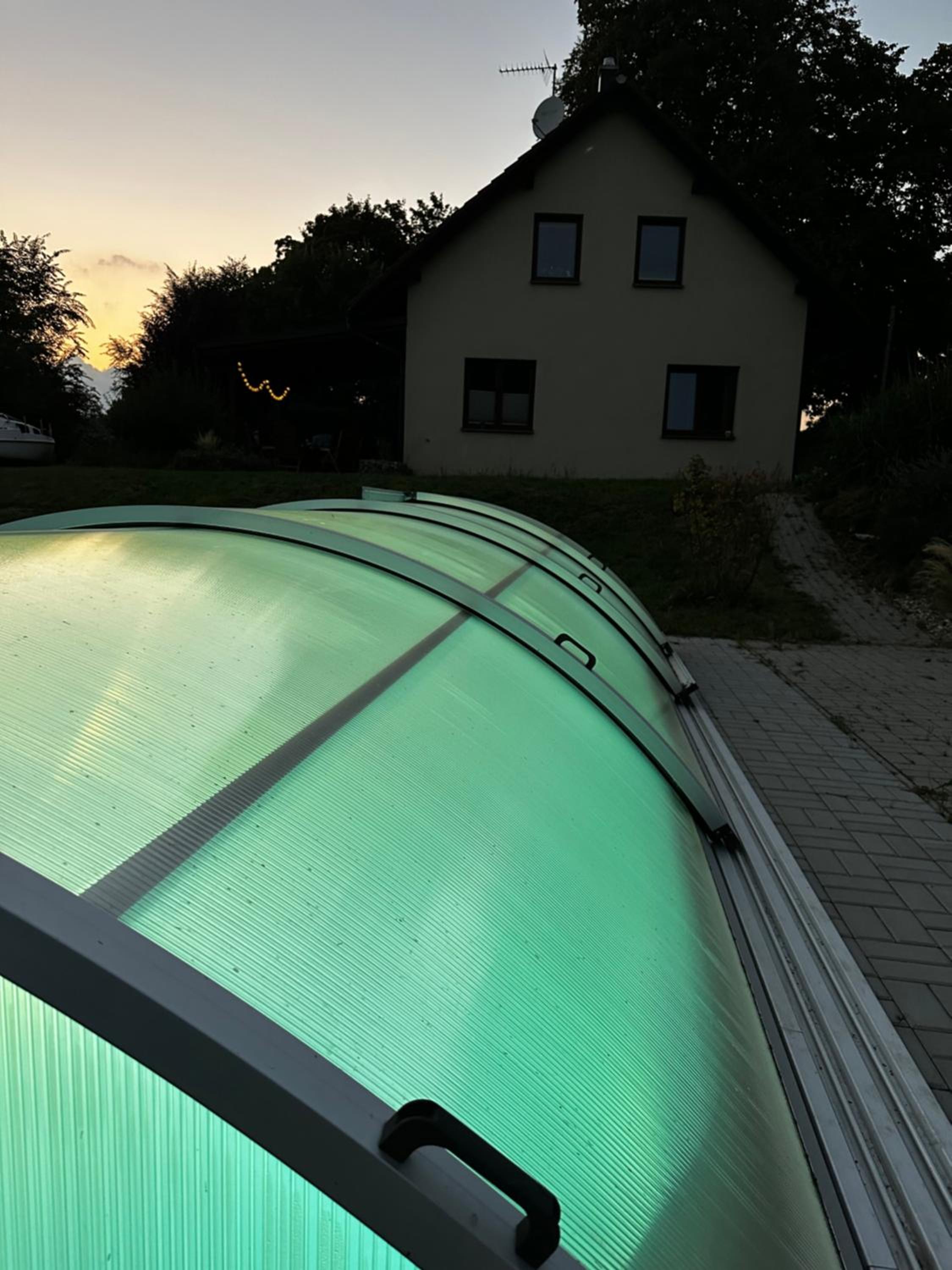 Moderní dům s bazénem a saunou, Žďárské vrchy