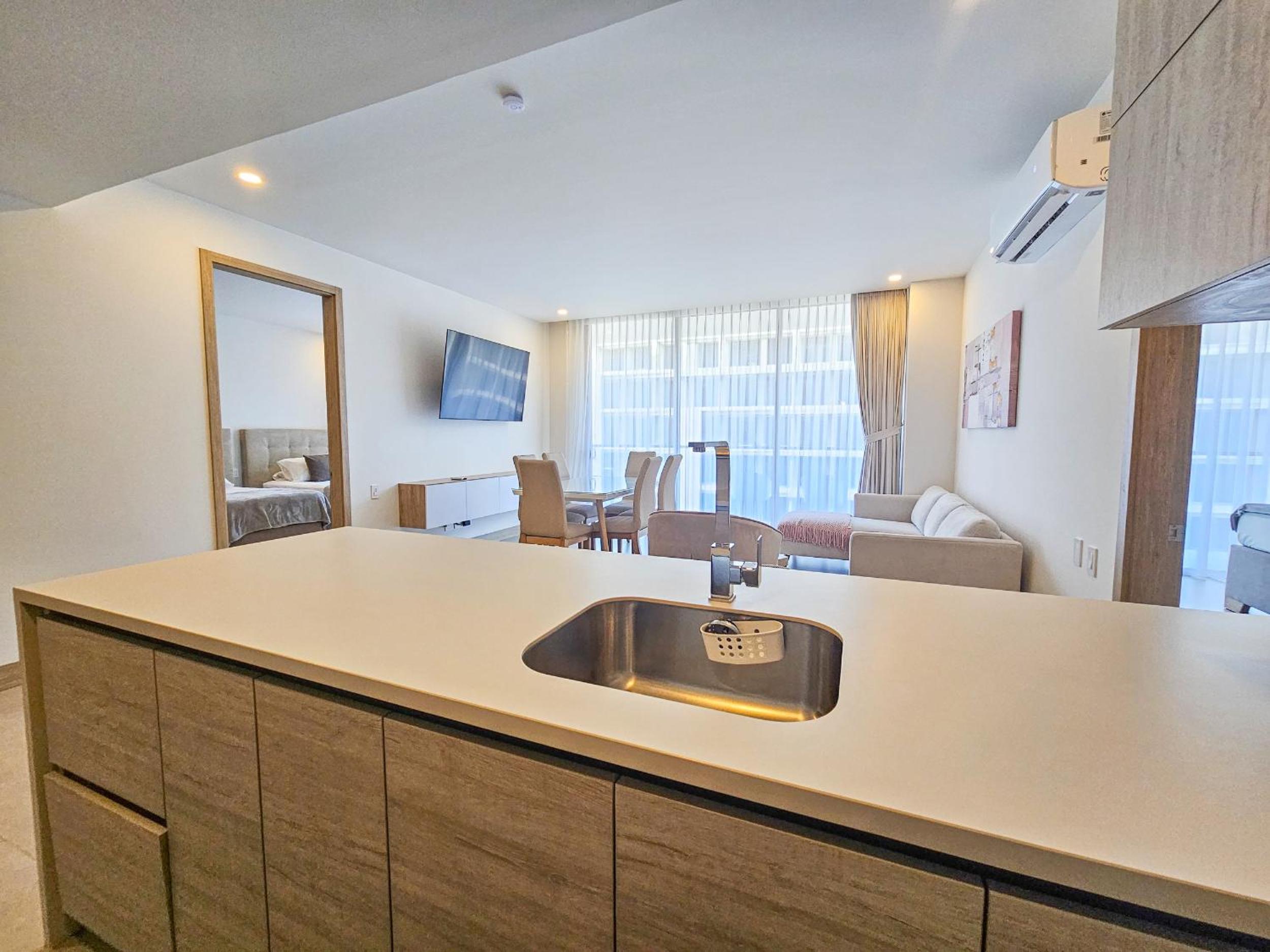 Apartamento 2 habitaciones en Condominio frente al mar en Cartagena.