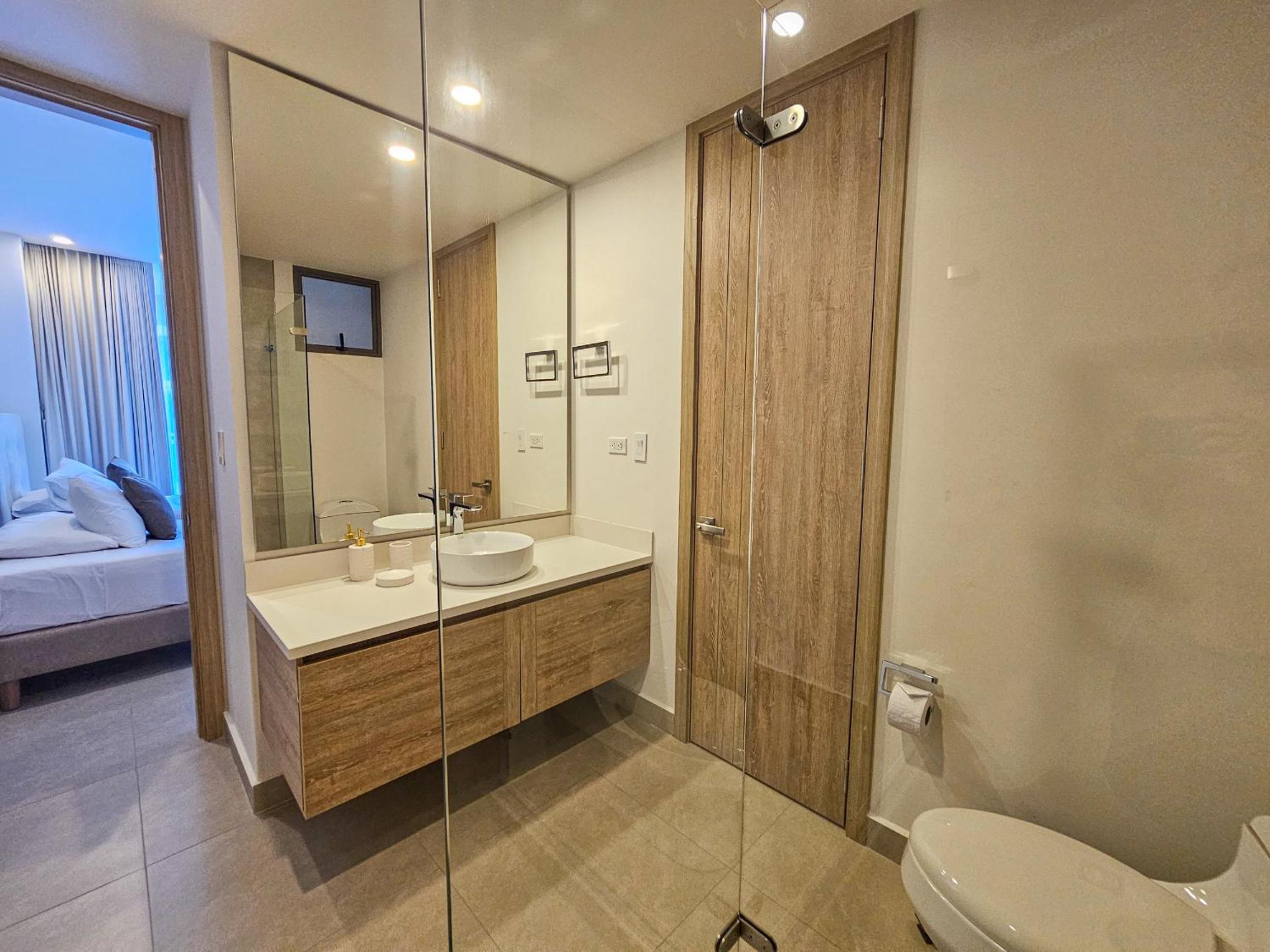 Apartamento 2 habitaciones en Condominio frente al mar en Cartagena.