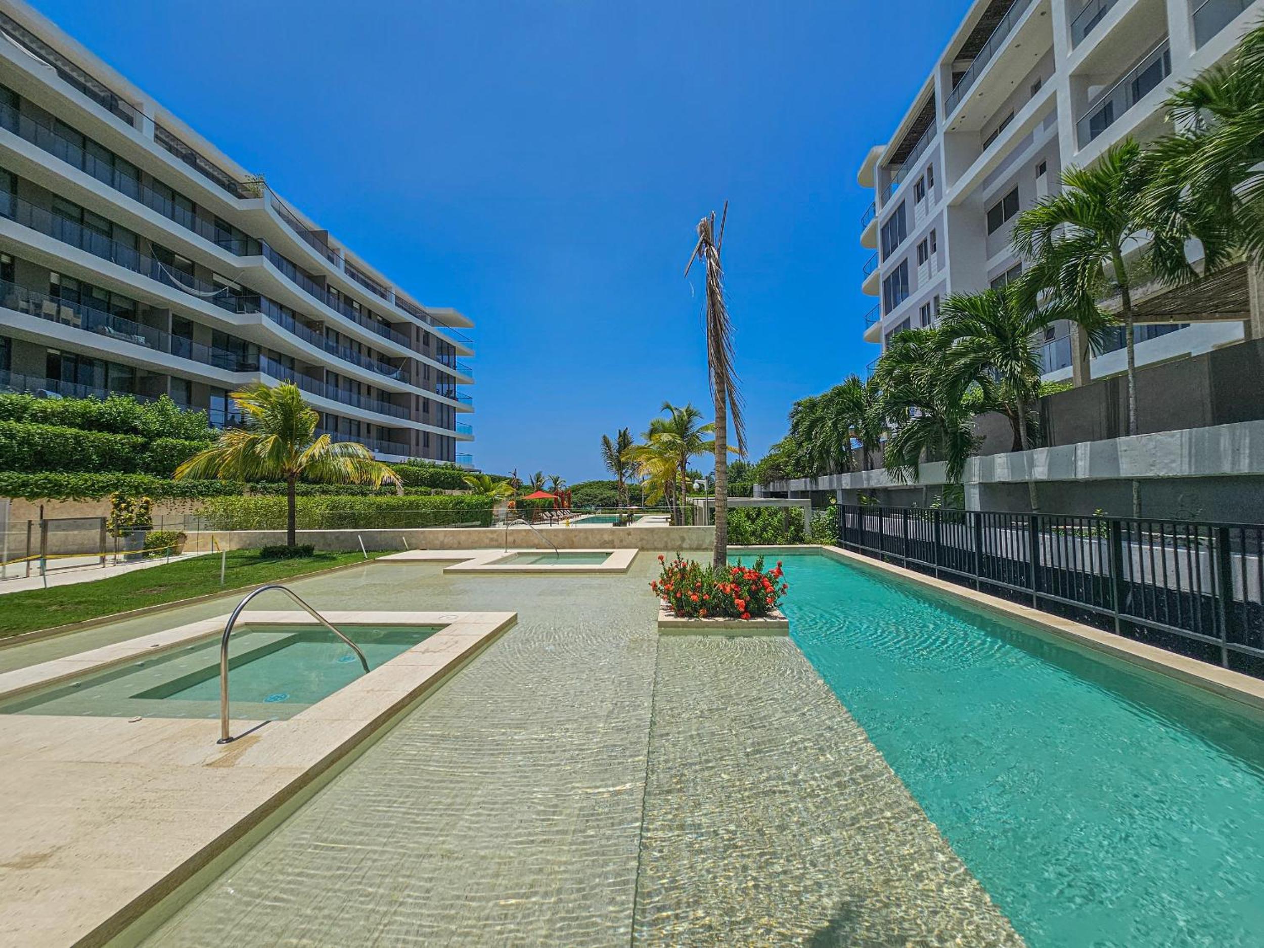 Apartamento 2 habitaciones en Condominio frente al mar en Cartagena.