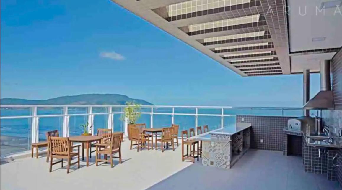 Flat vista mar em Santos