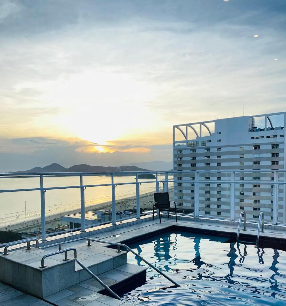 Flat vista mar em Santos