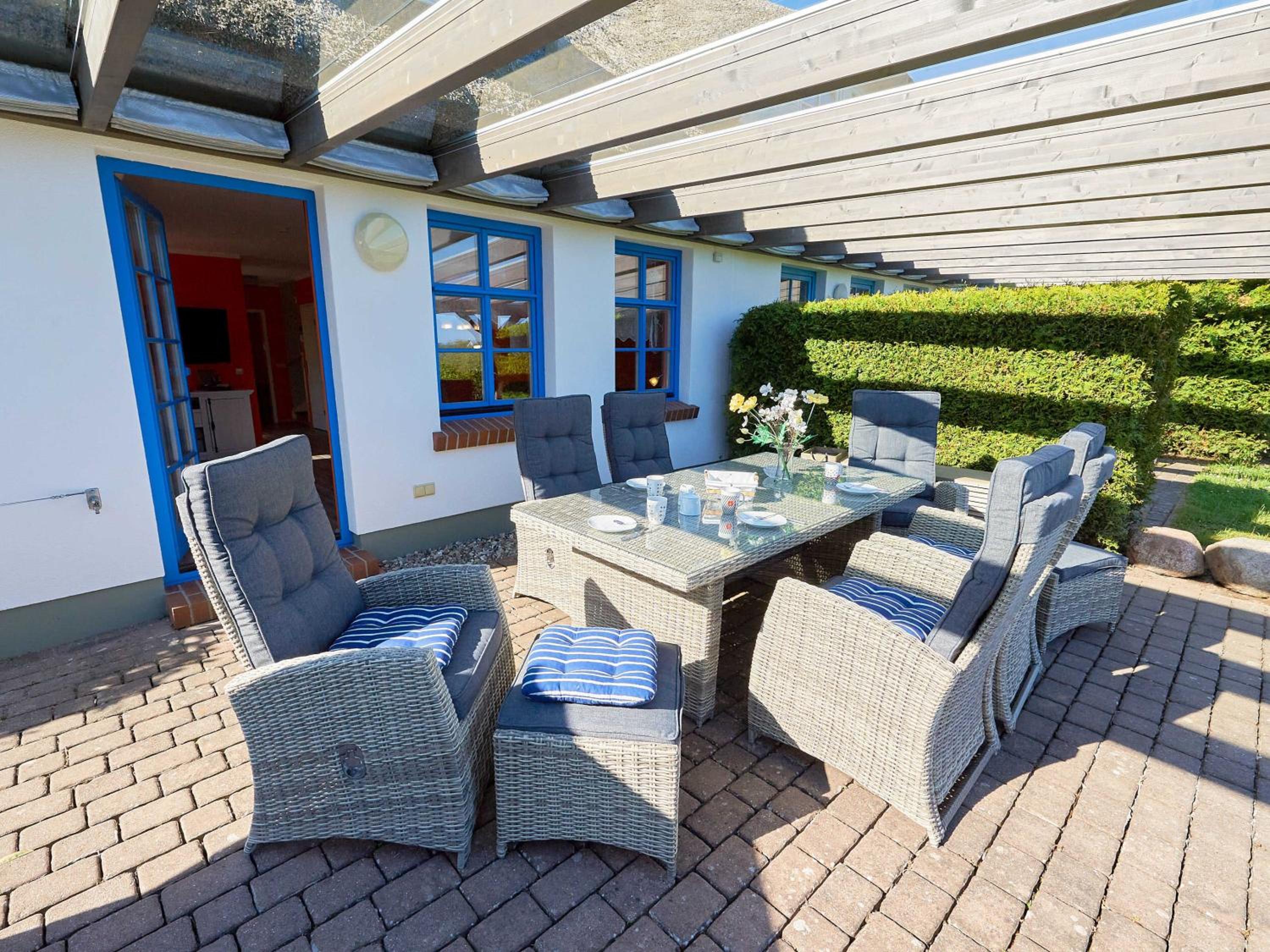 Reethaus Zickersche Berge - WG 02 mit Kamin und Terrasse