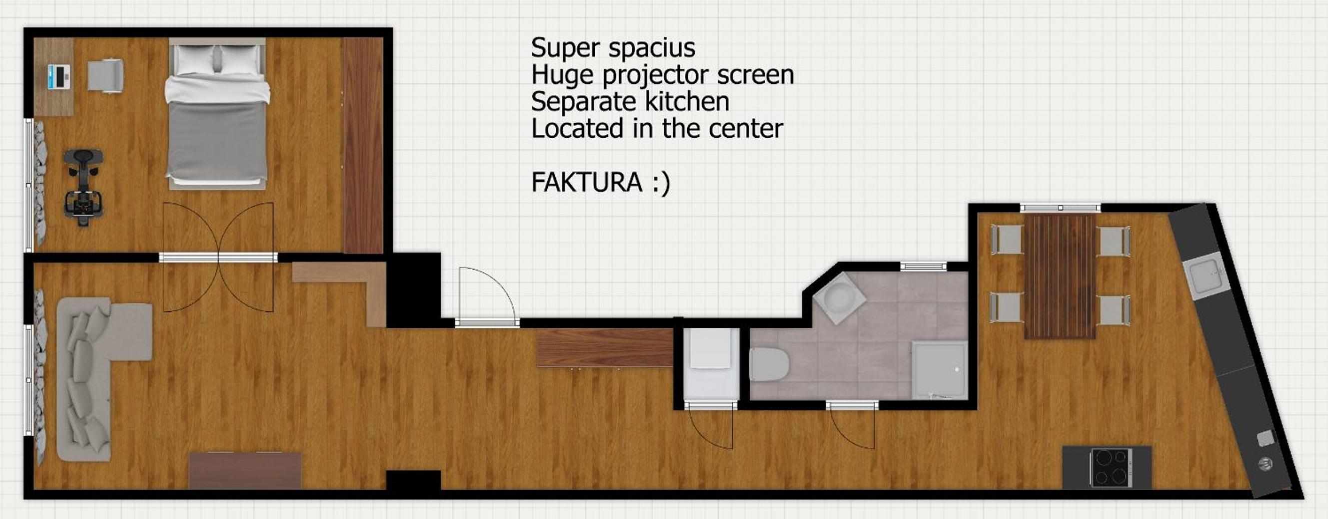 APARTEL LUX Plac Unii 72m2