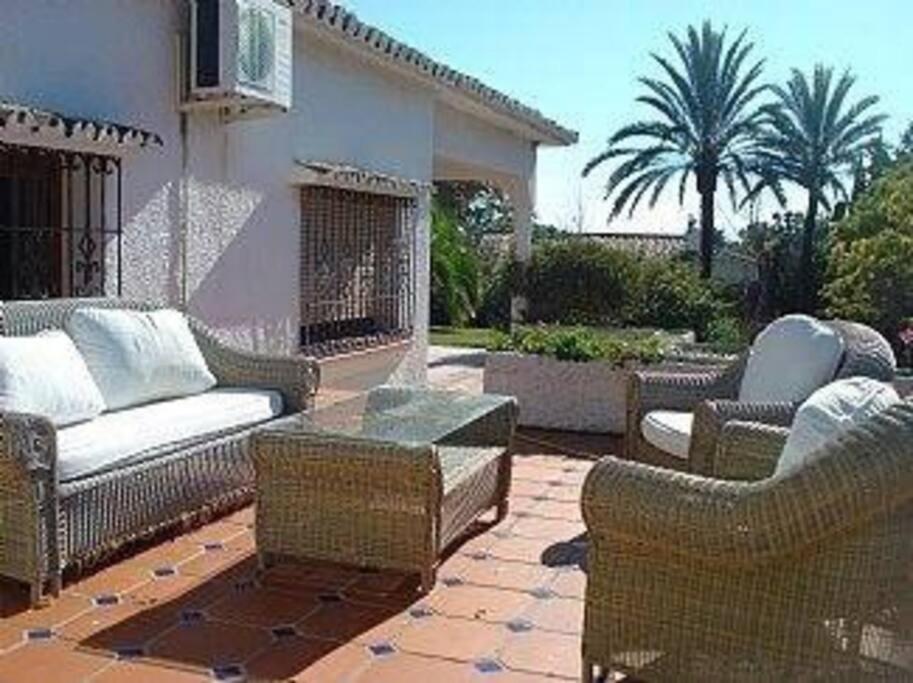Marbella large rustic family villa to rent
