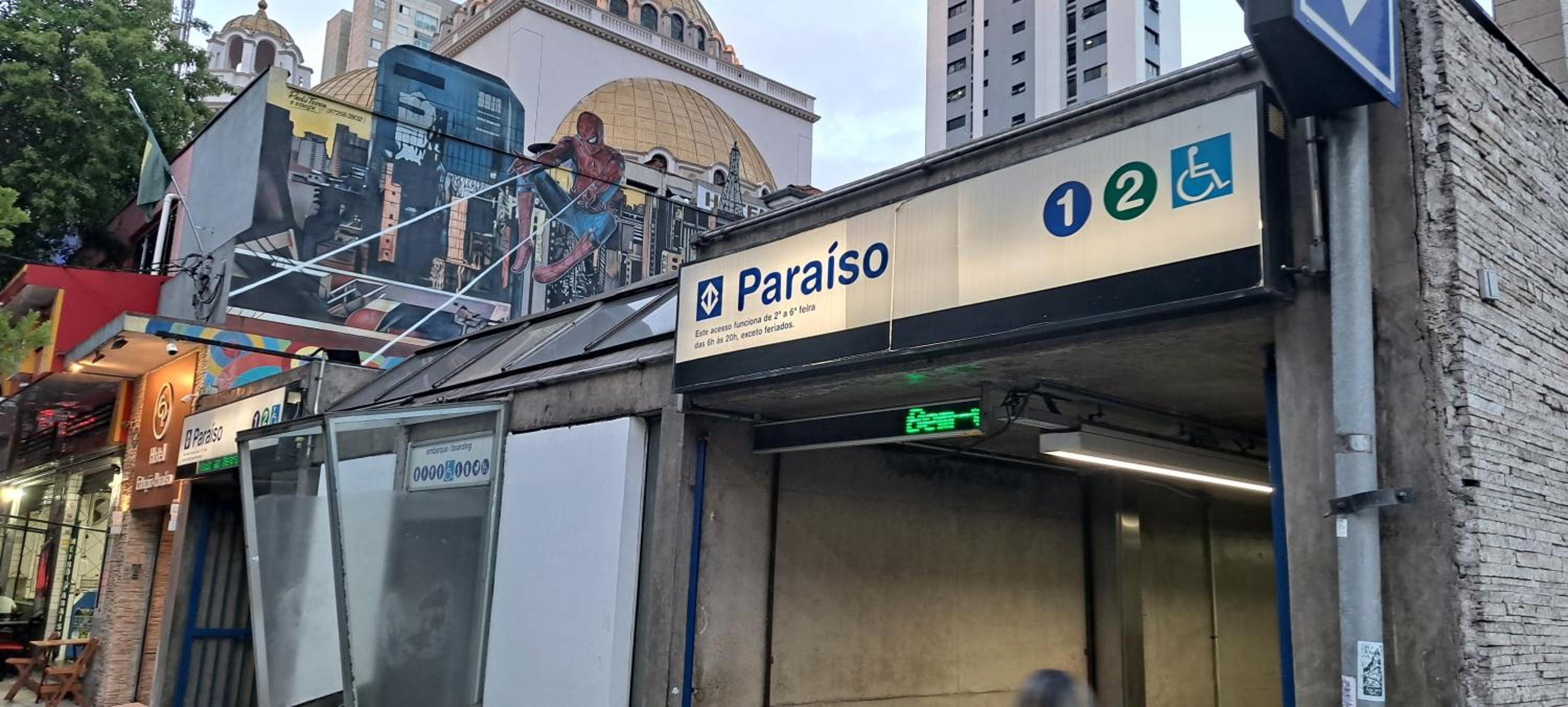 Paraiso 12 - Studio térreo no metrô Paraíso
