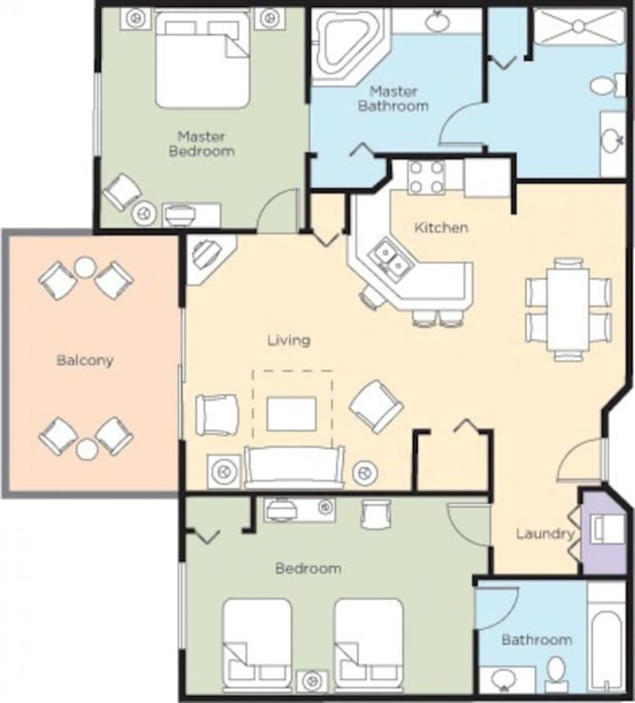 Bonnet Creek 2 Bedroom Deluxe