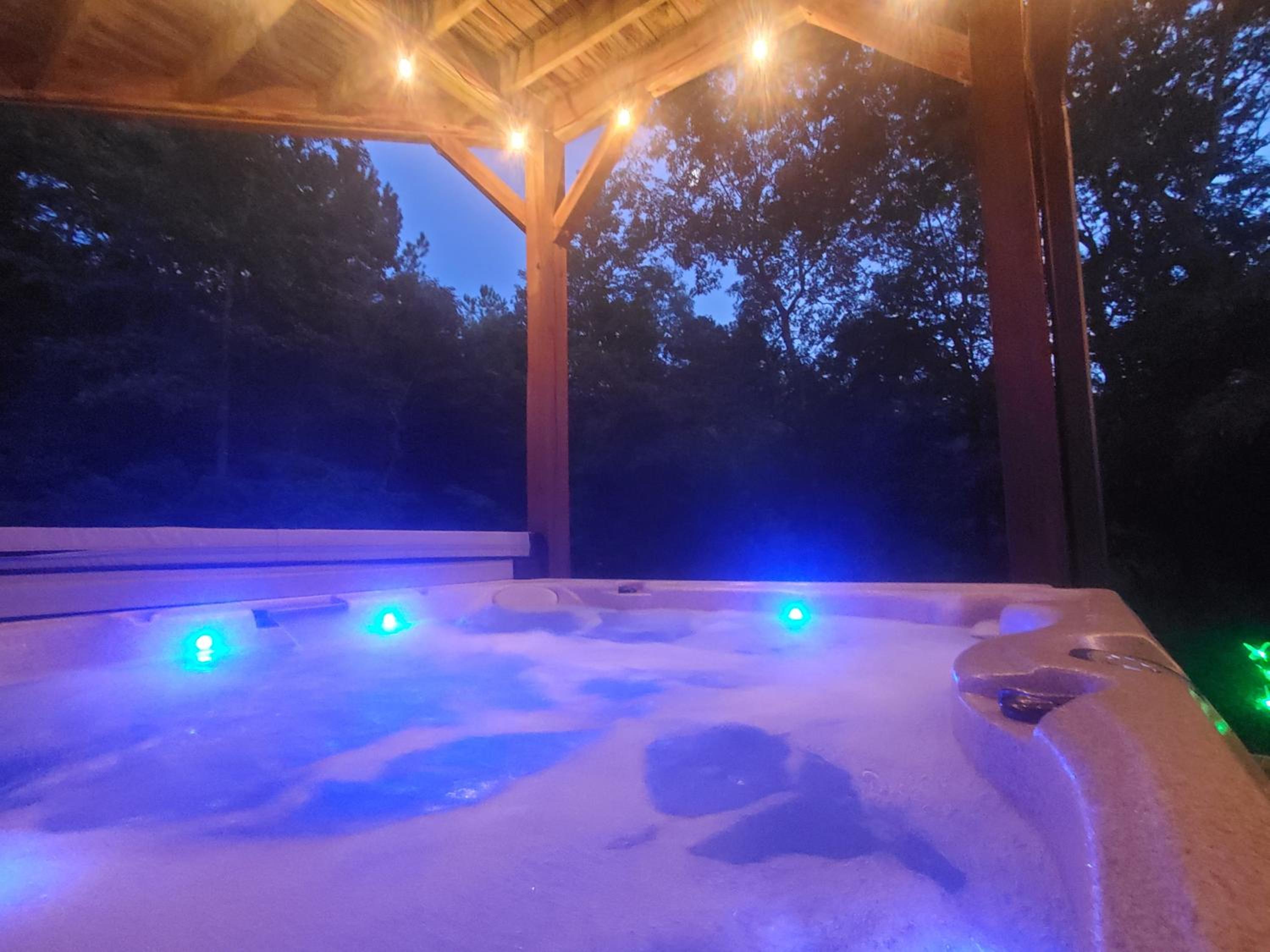 Smoky Mountain Cabin - HOT TUB - Fire Pit view 3