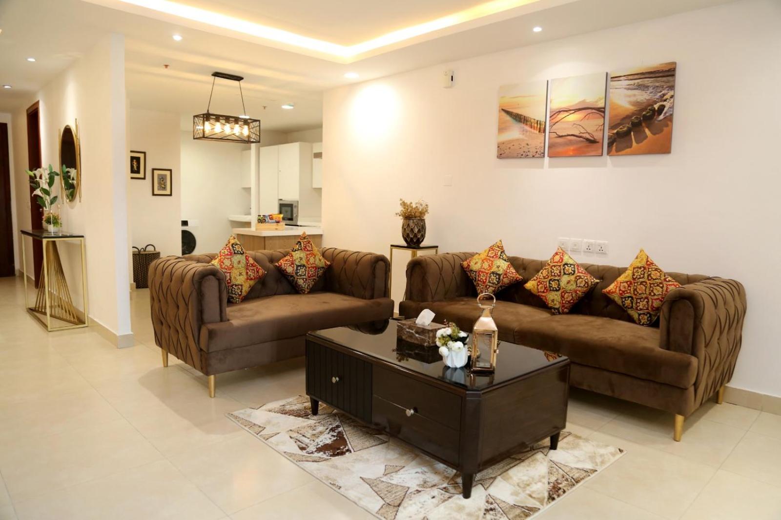 Luxury Apartment with Balcony in Gold Crest, DHA - Skyview Suite view 3
