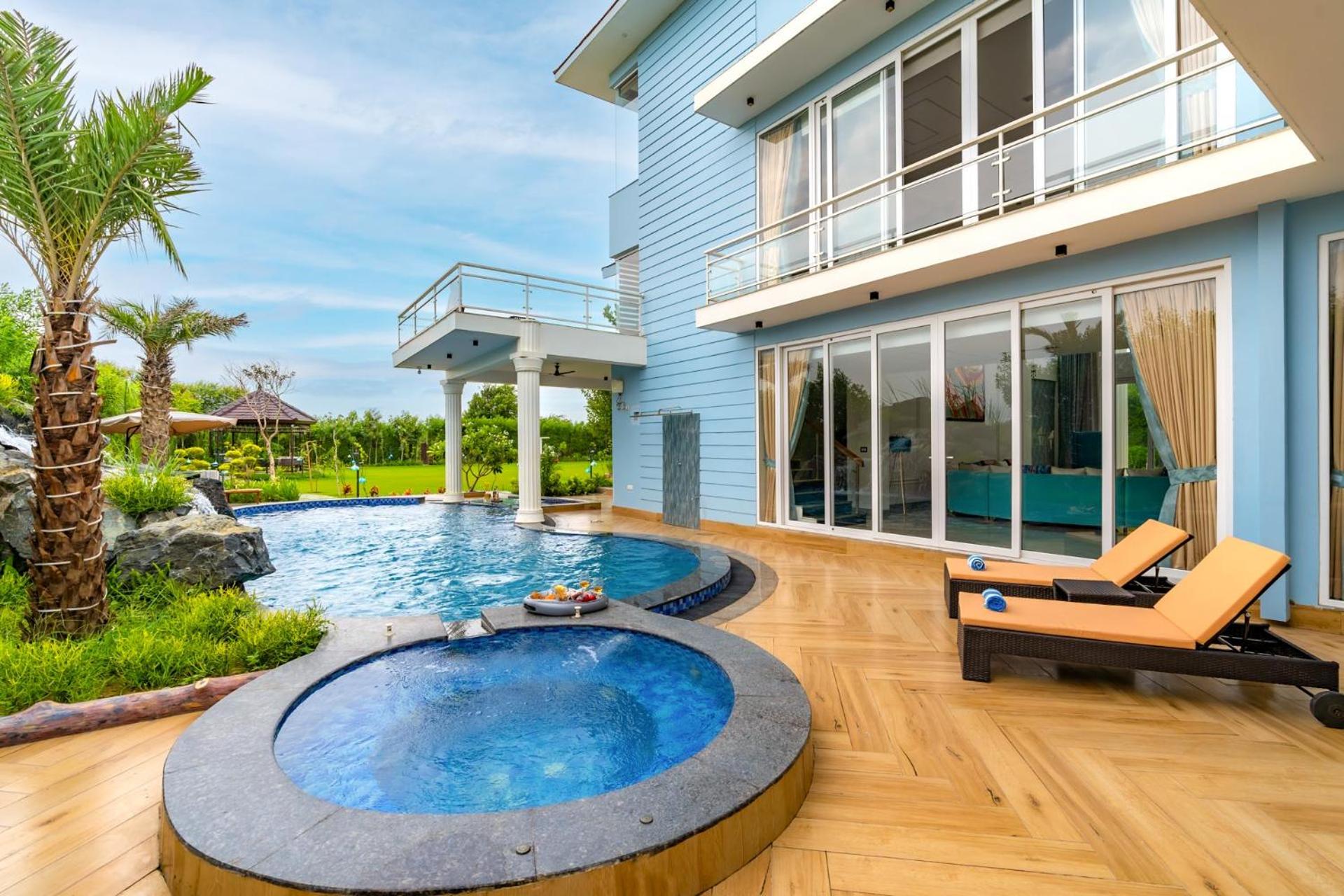 StayVista at Serenity Farms with Pool, Lawn, Bonfire & BBQ view 3