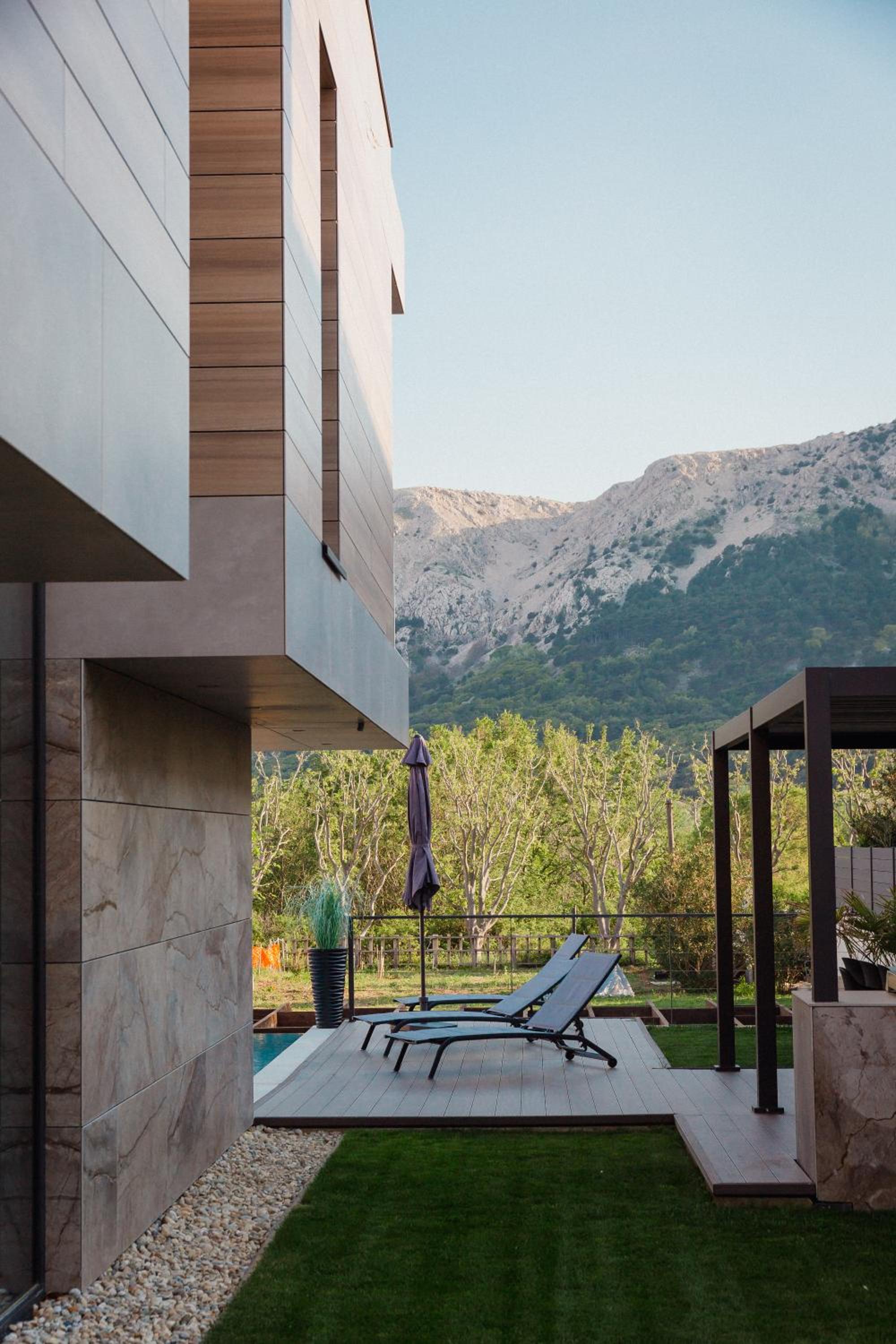Modern villa with private pool near the sea view 2