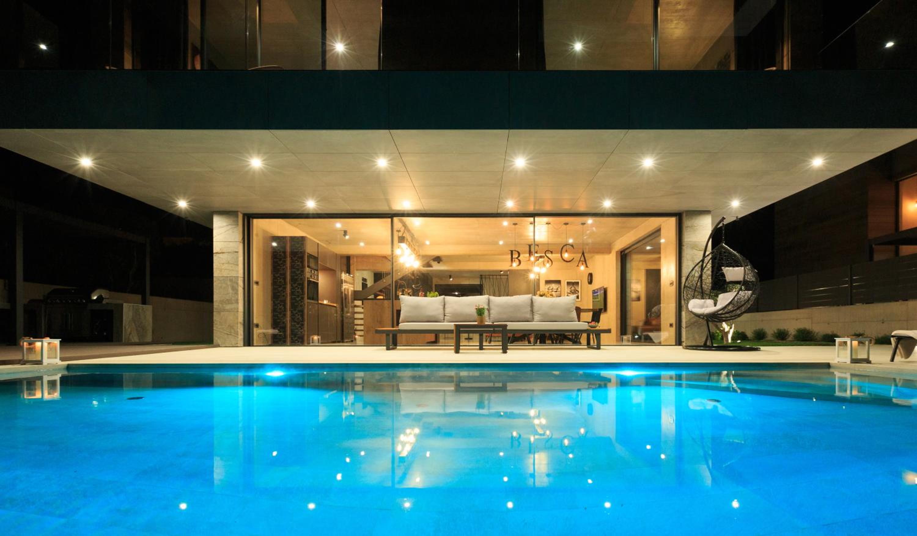 Modern villa with private pool near the sea view 5