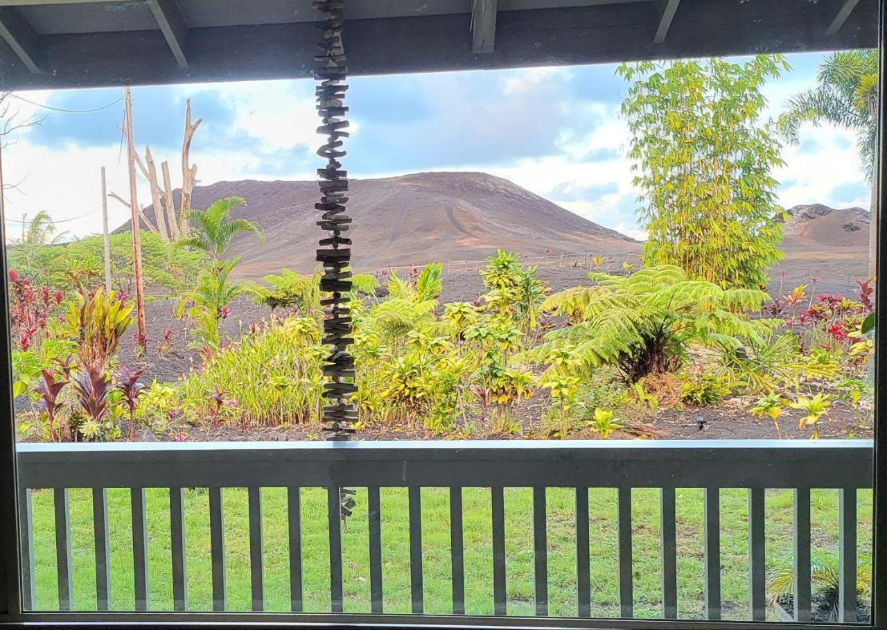 Unique Lava House by steaming crater view 3