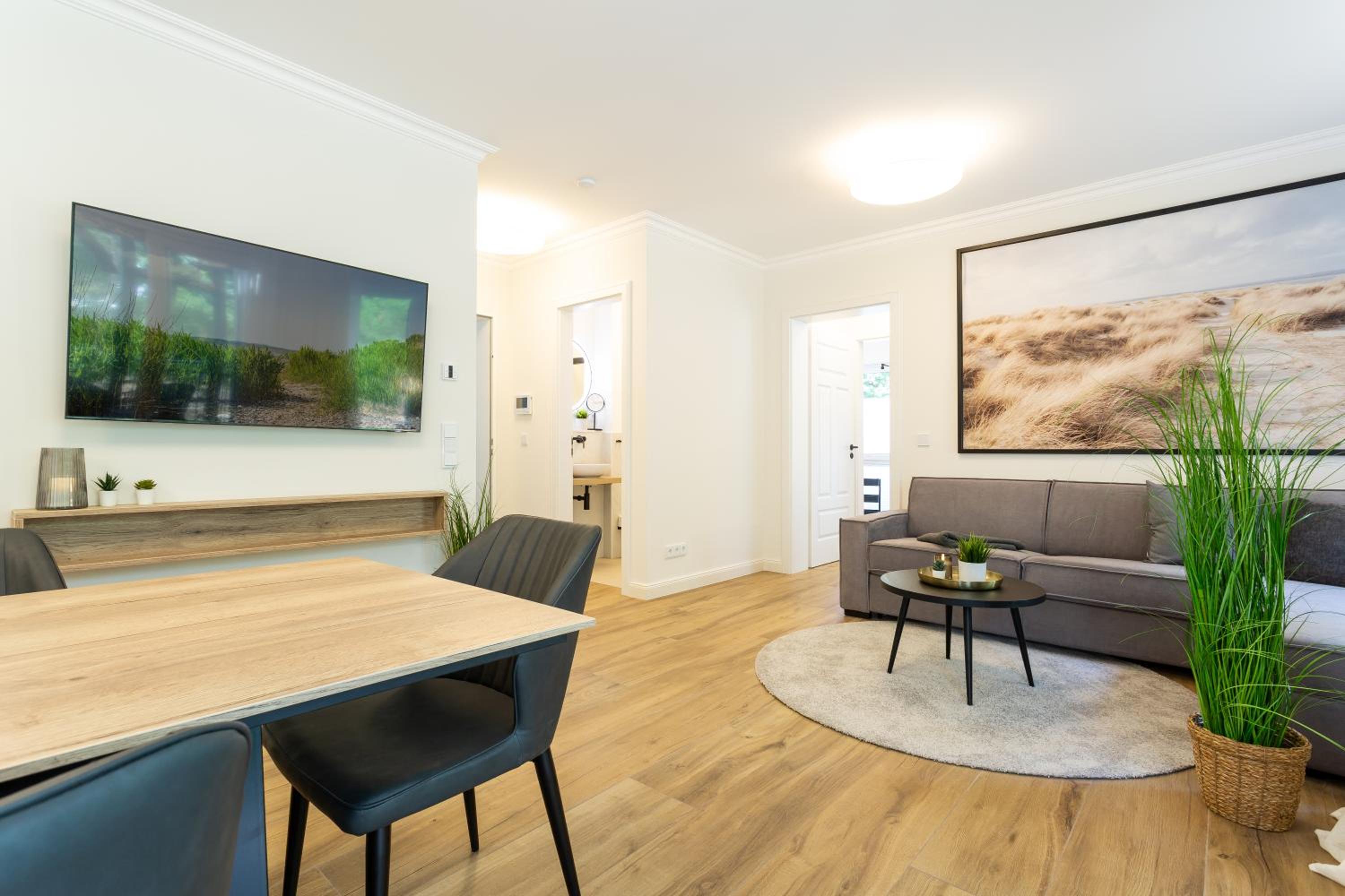 Villa Chloe Binz Appartements exklusiv in Top Lage mit Strandkorb am Strand